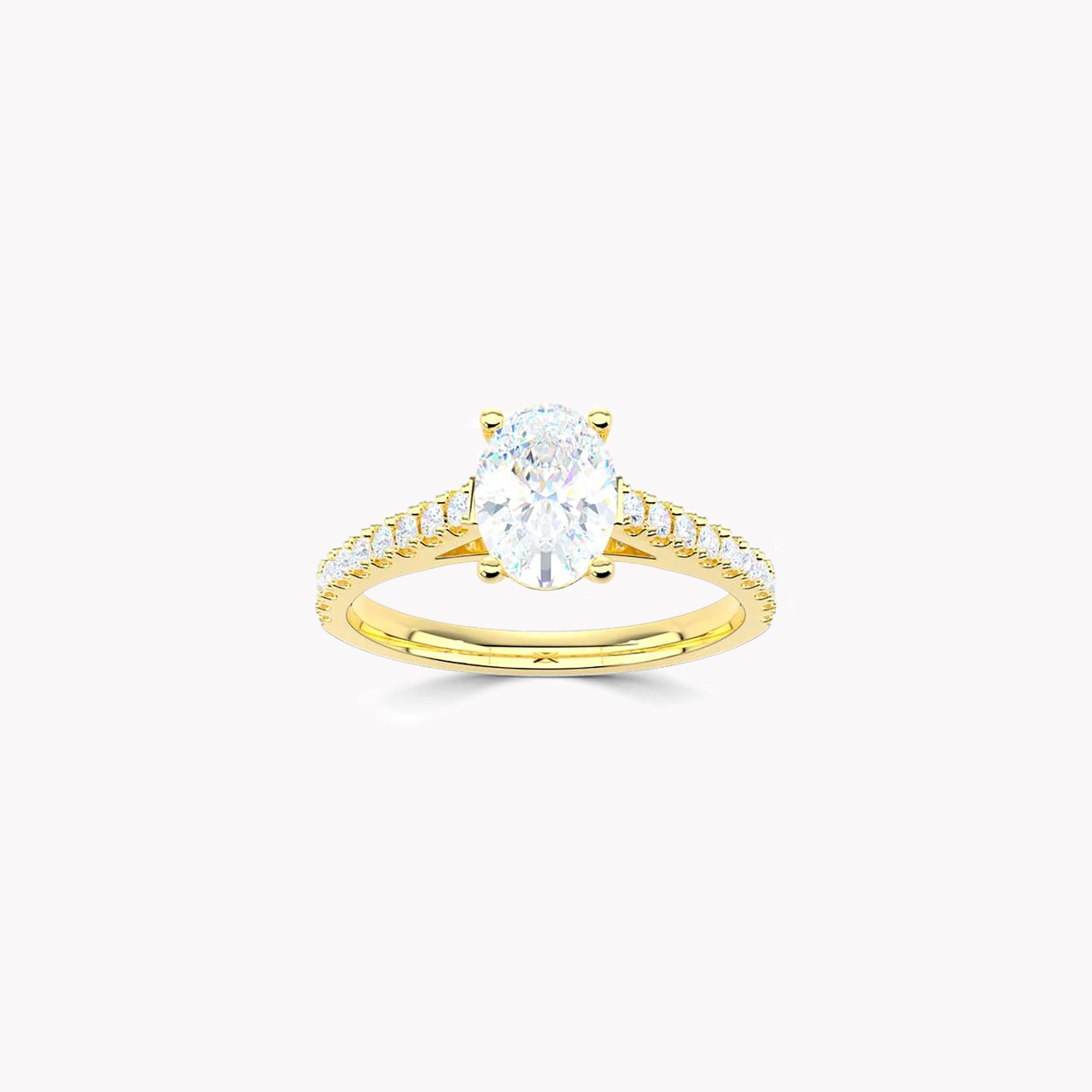 Aurora Oval Diamond Engagement Ring