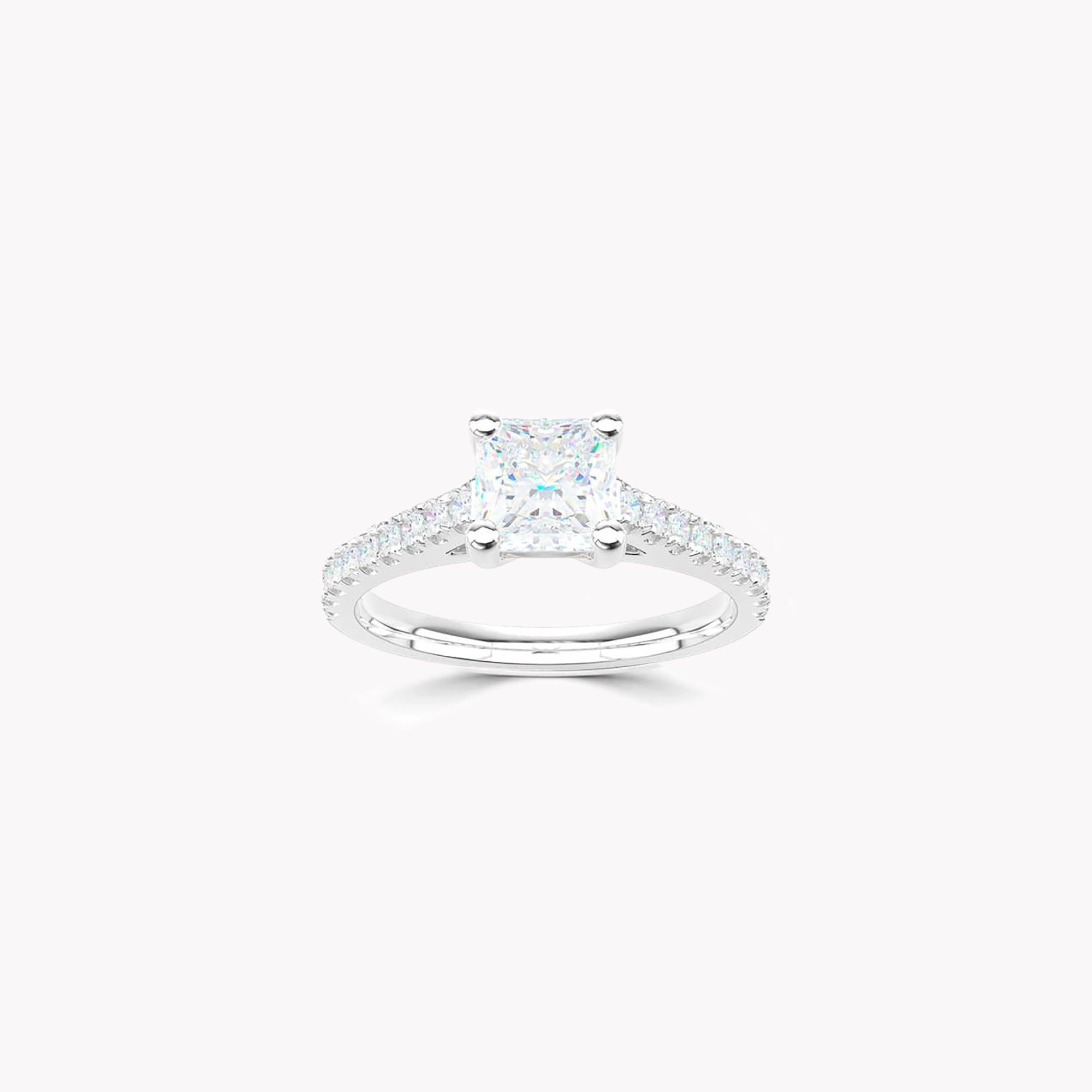 Aurora Princess Cut Diamond Engagement Ring