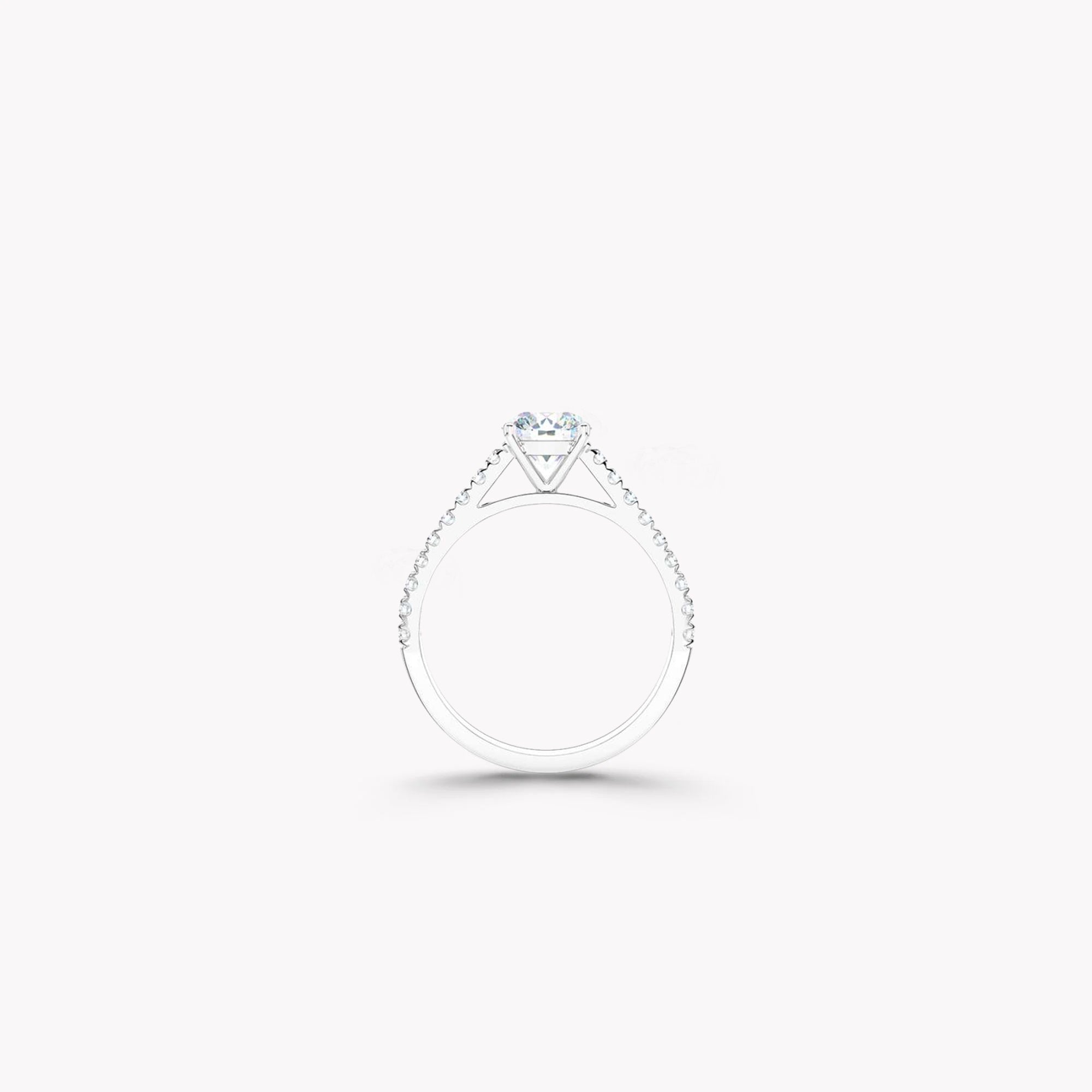 Aurora Round Brilliant Diamond Engagement Ring