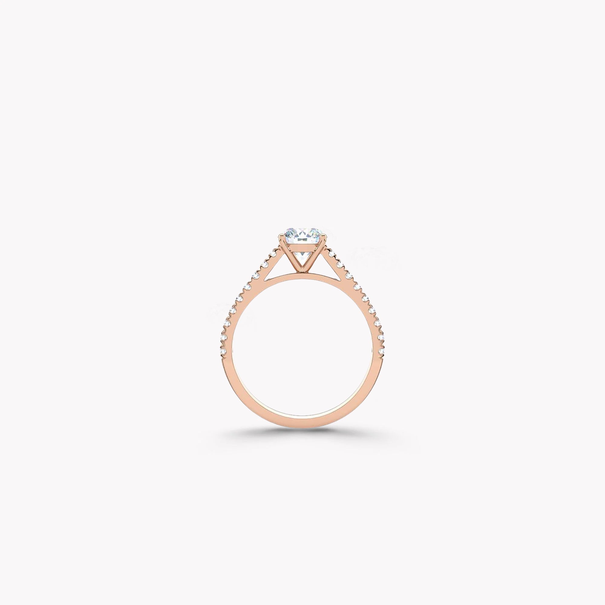 Aurora Round Brilliant Diamond Engagement Ring