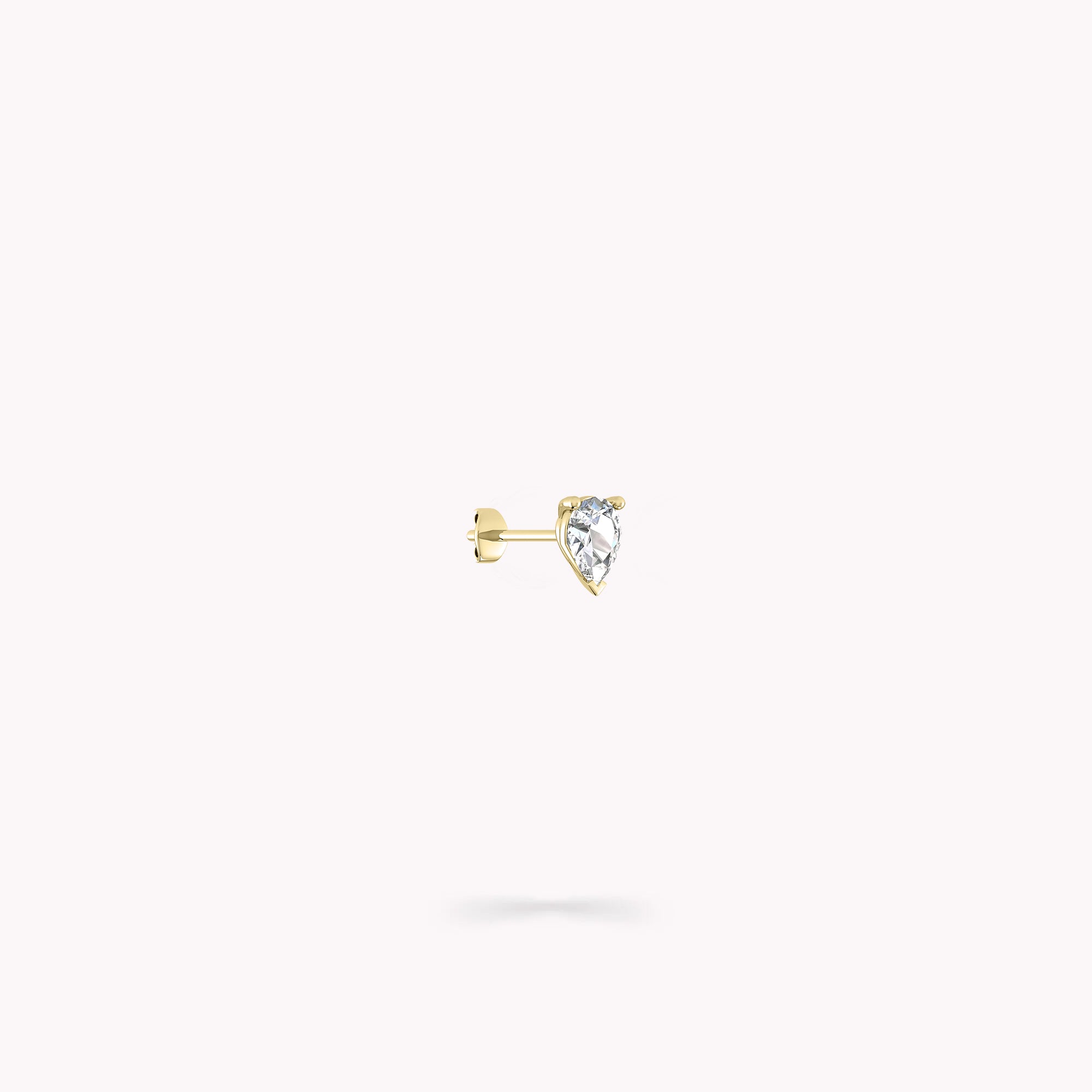 Pear Shape Diamond Stud Earrings