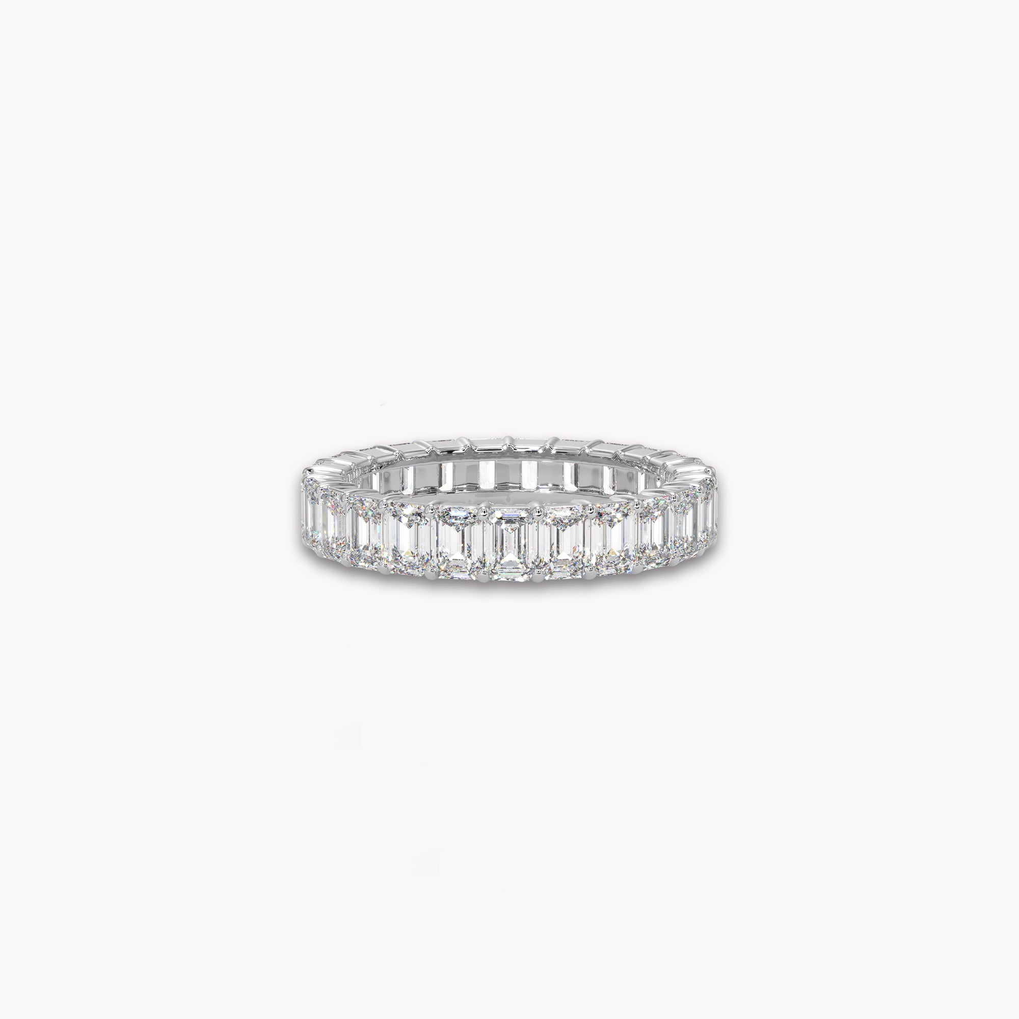 Emerald Cut Diamond Eternity Band