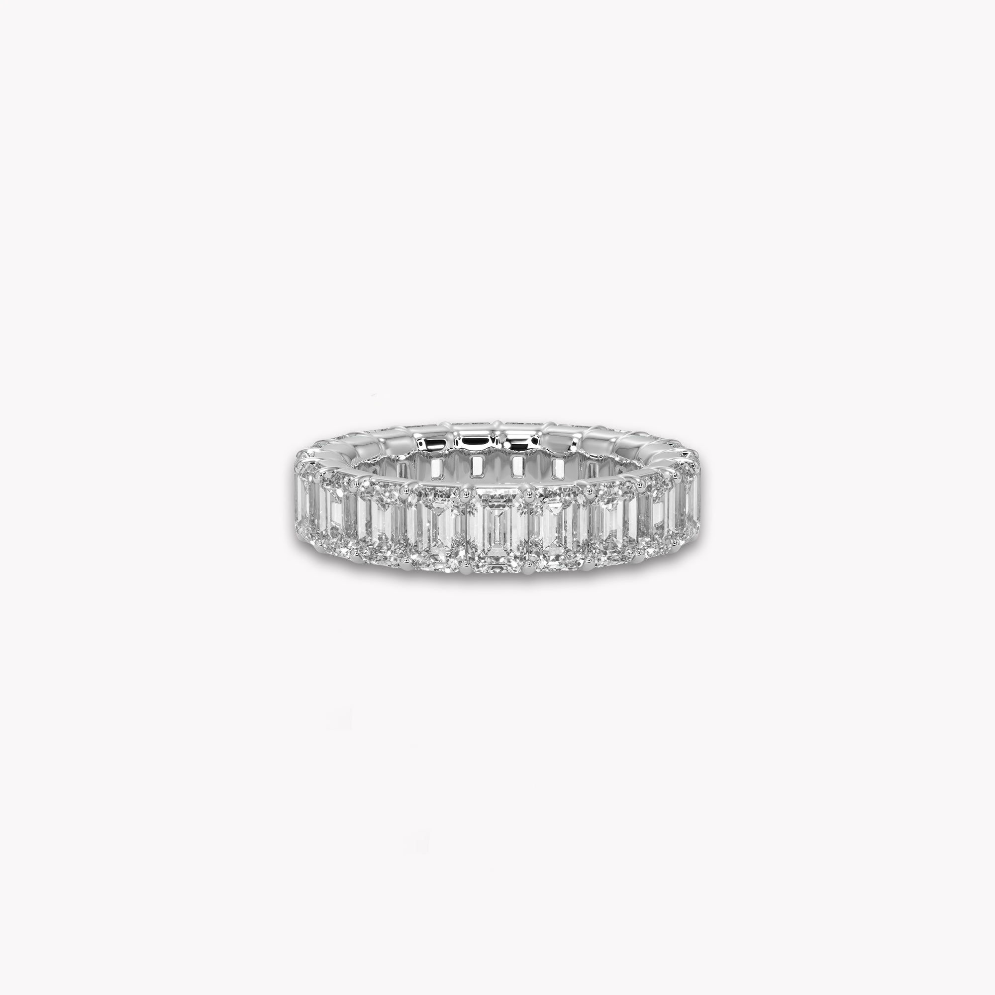 Emerald Cut Diamond Eternity Band