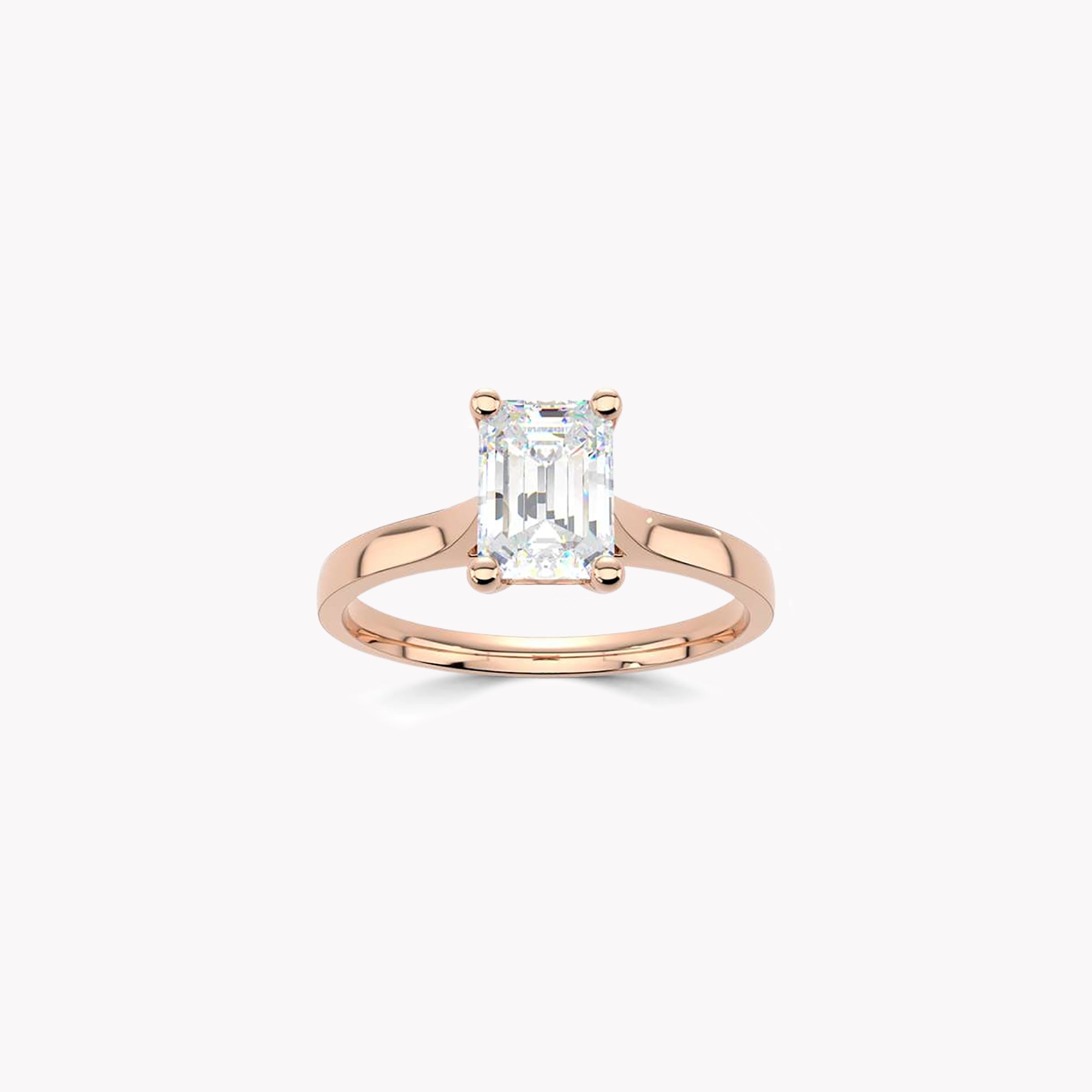 Legacy Emerald Cut Diamond Engagement Ring