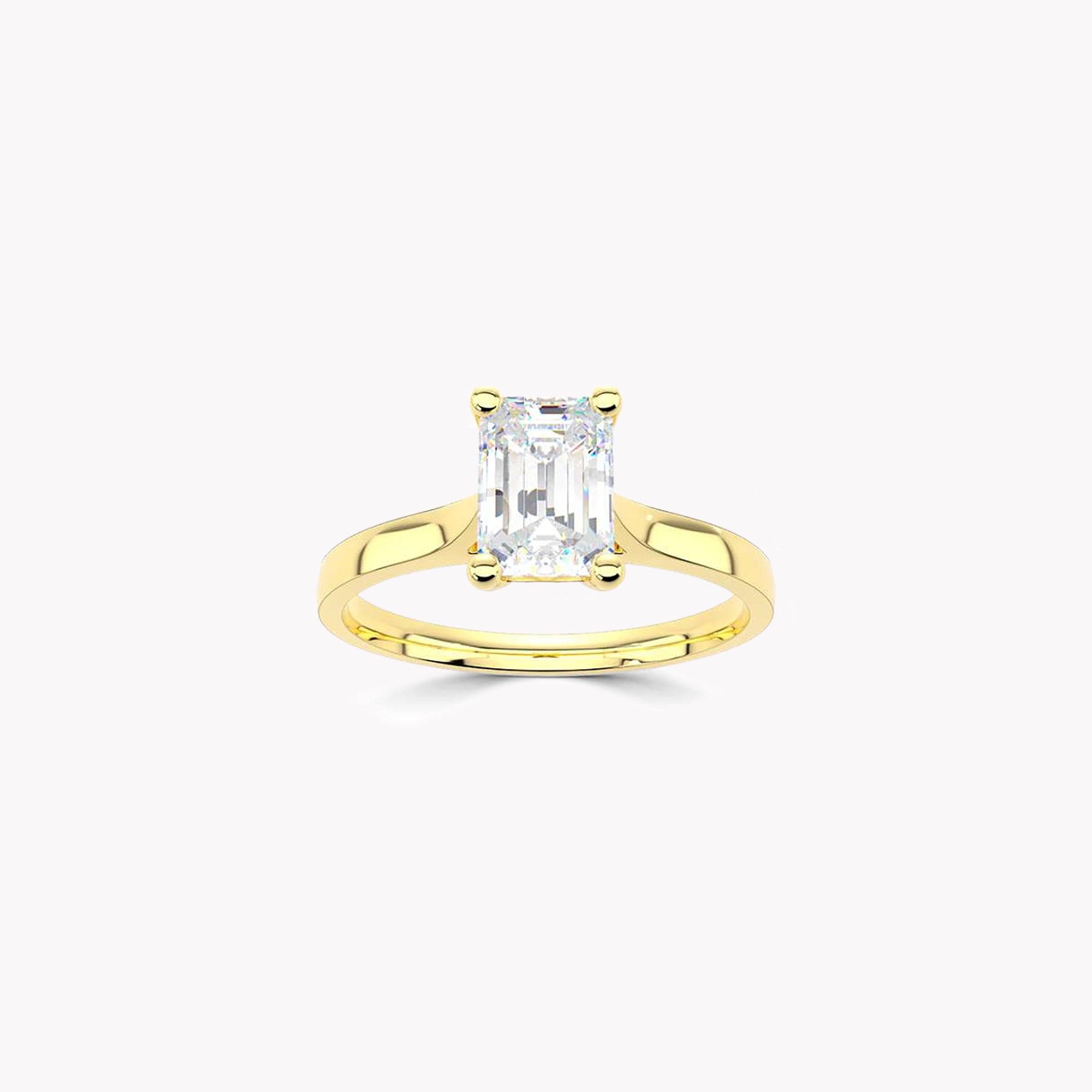 Legacy Emerald Cut Diamond Engagement Ring