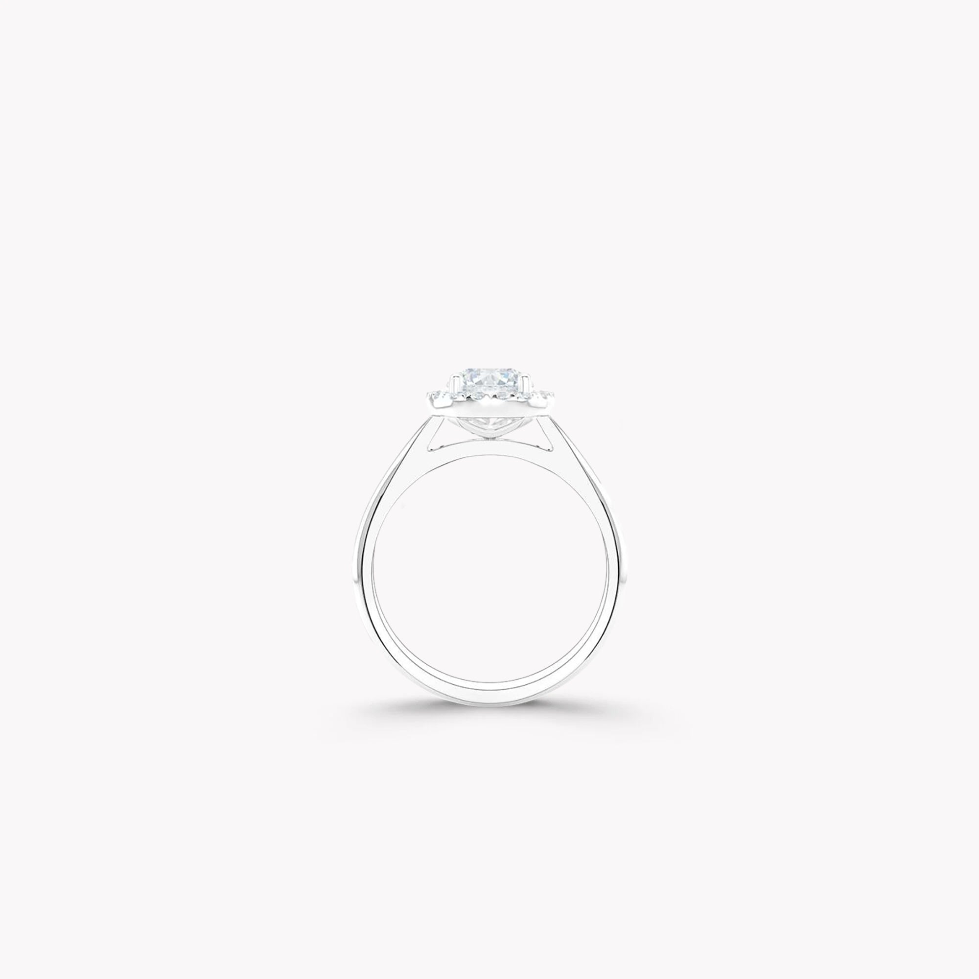 Luminara Round Brilliant Diamond Engagement Ring