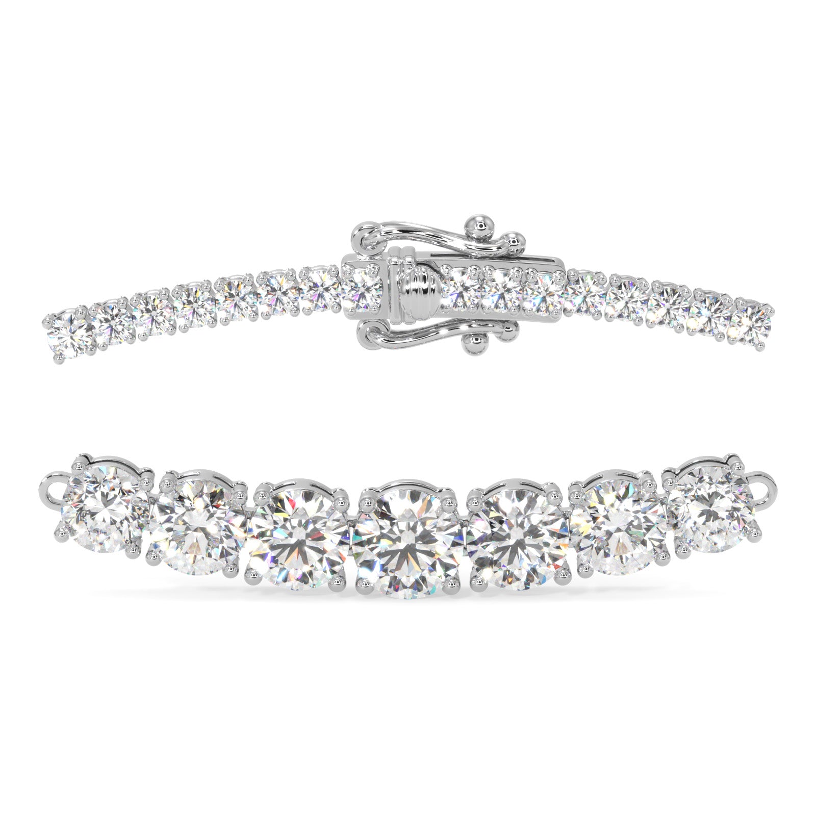 Round Diamond Necklace