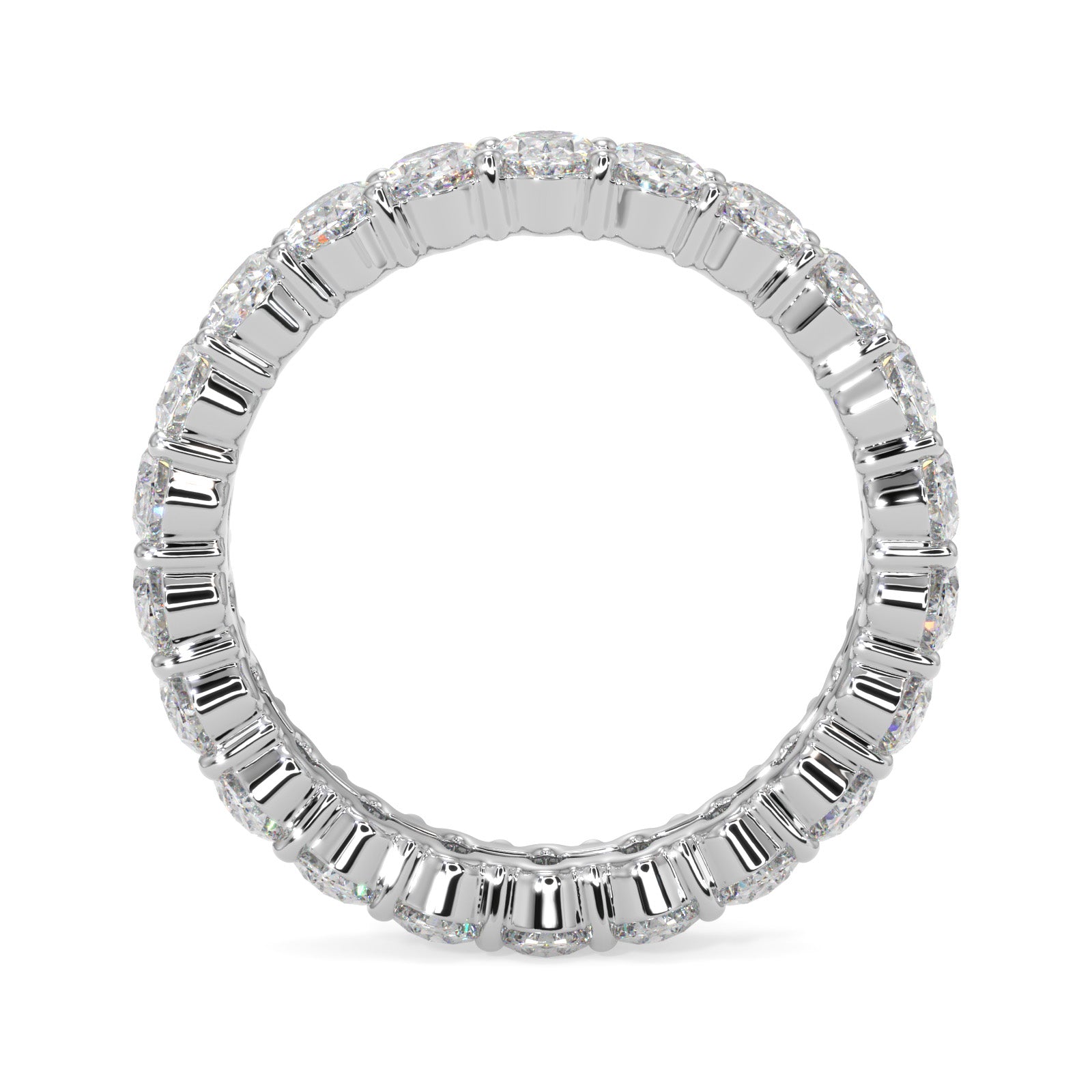 Oval Diamond Full Eternity Band