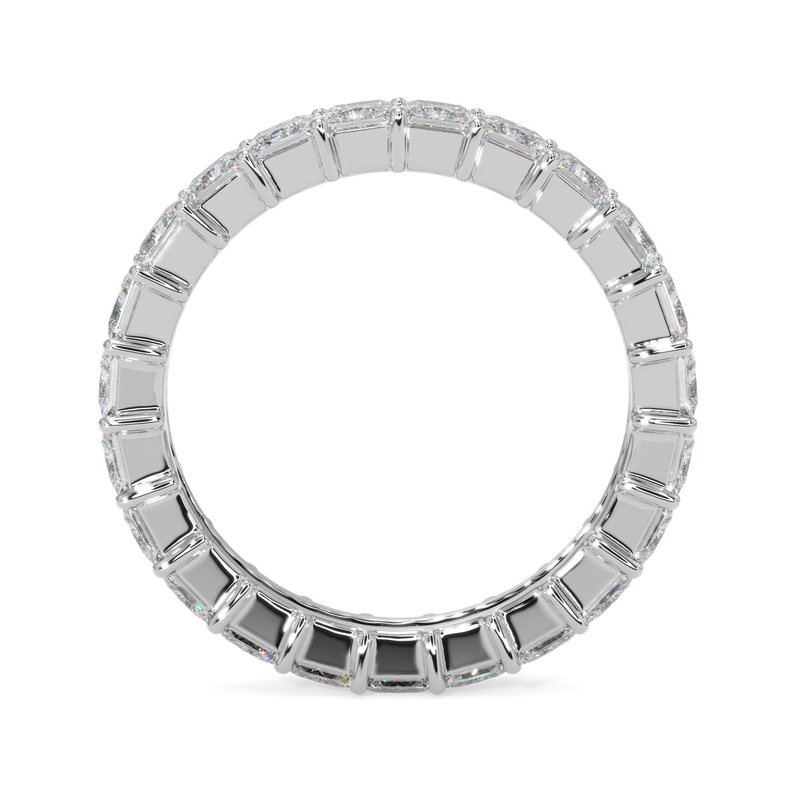 Princess Cut Diamond Eternity Band
