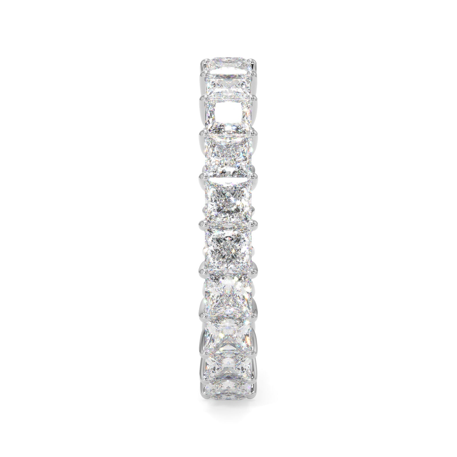 Princess Cut Diamond Eternity Band