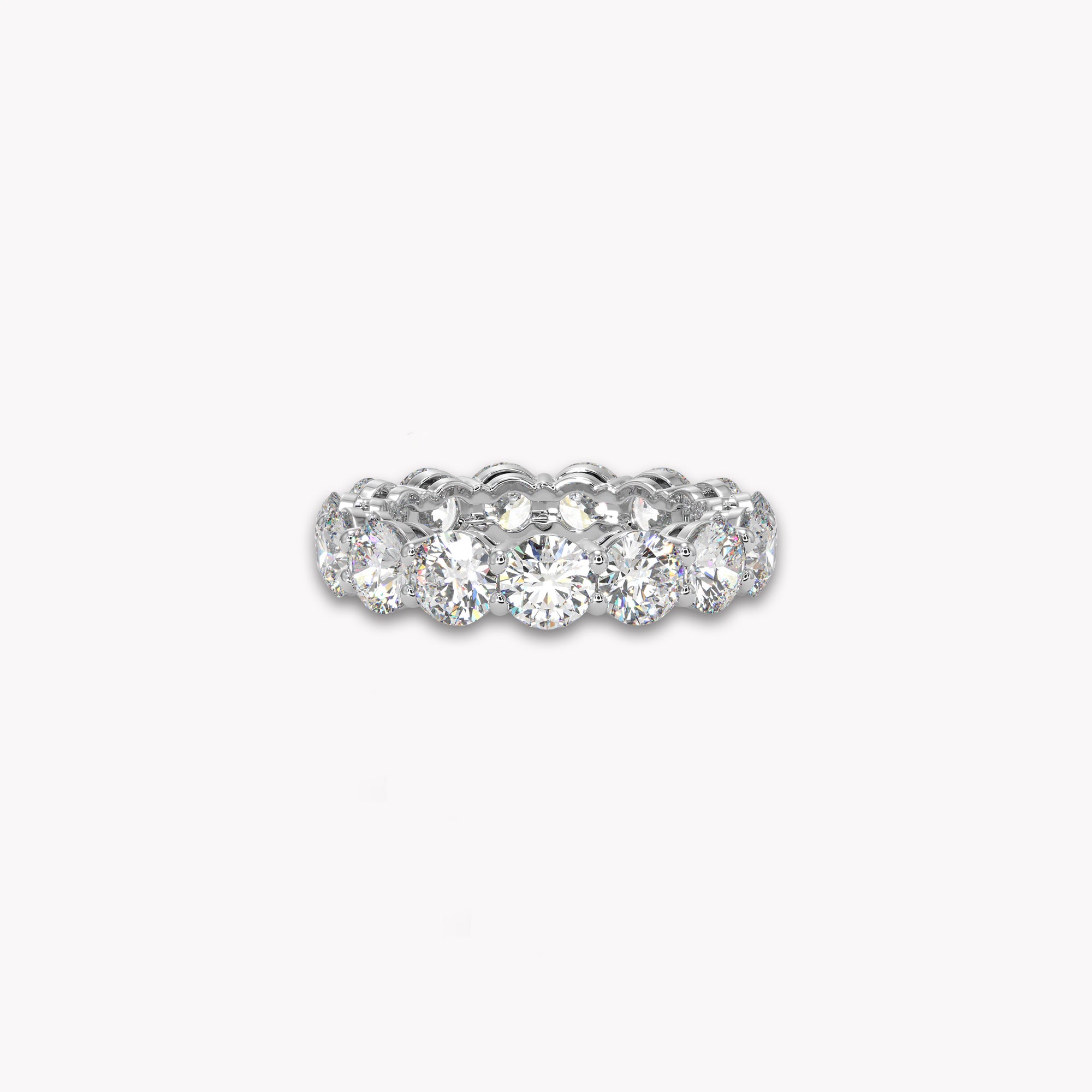 Round Diamond Eternity Band