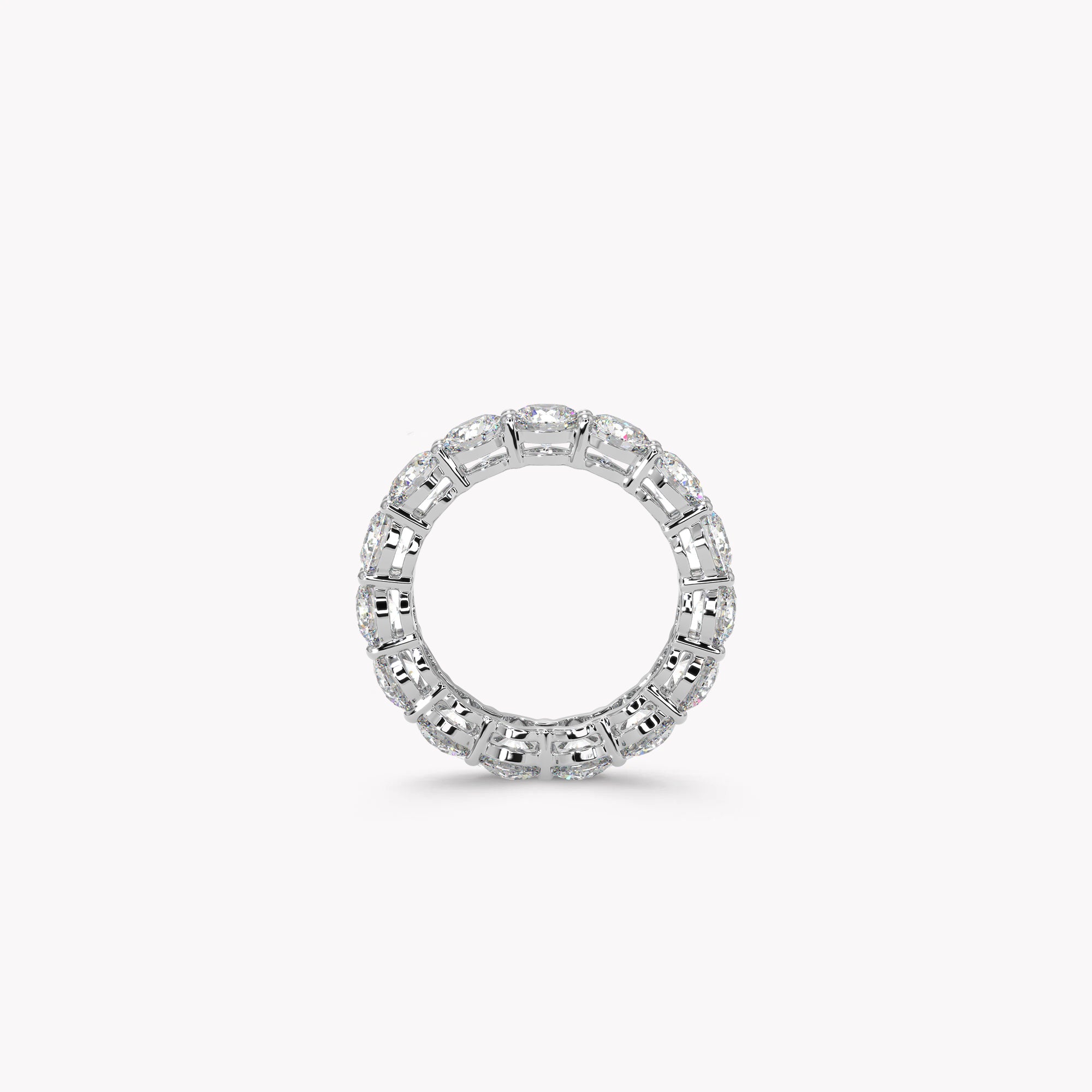 Round Diamond Eternity Band