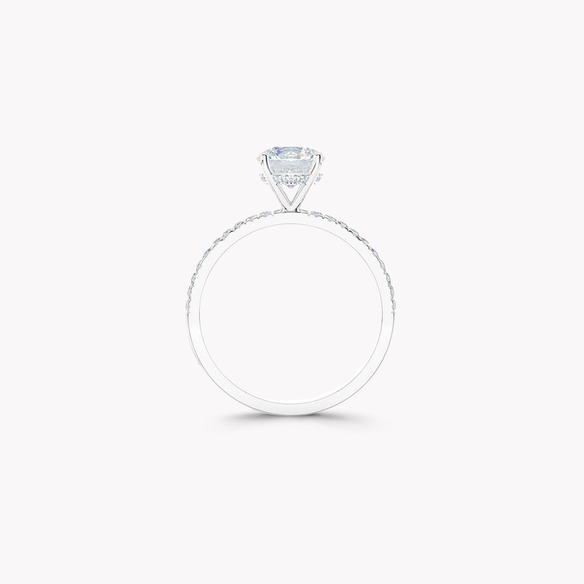 True Round Brilliant Diamond Engagement Ring