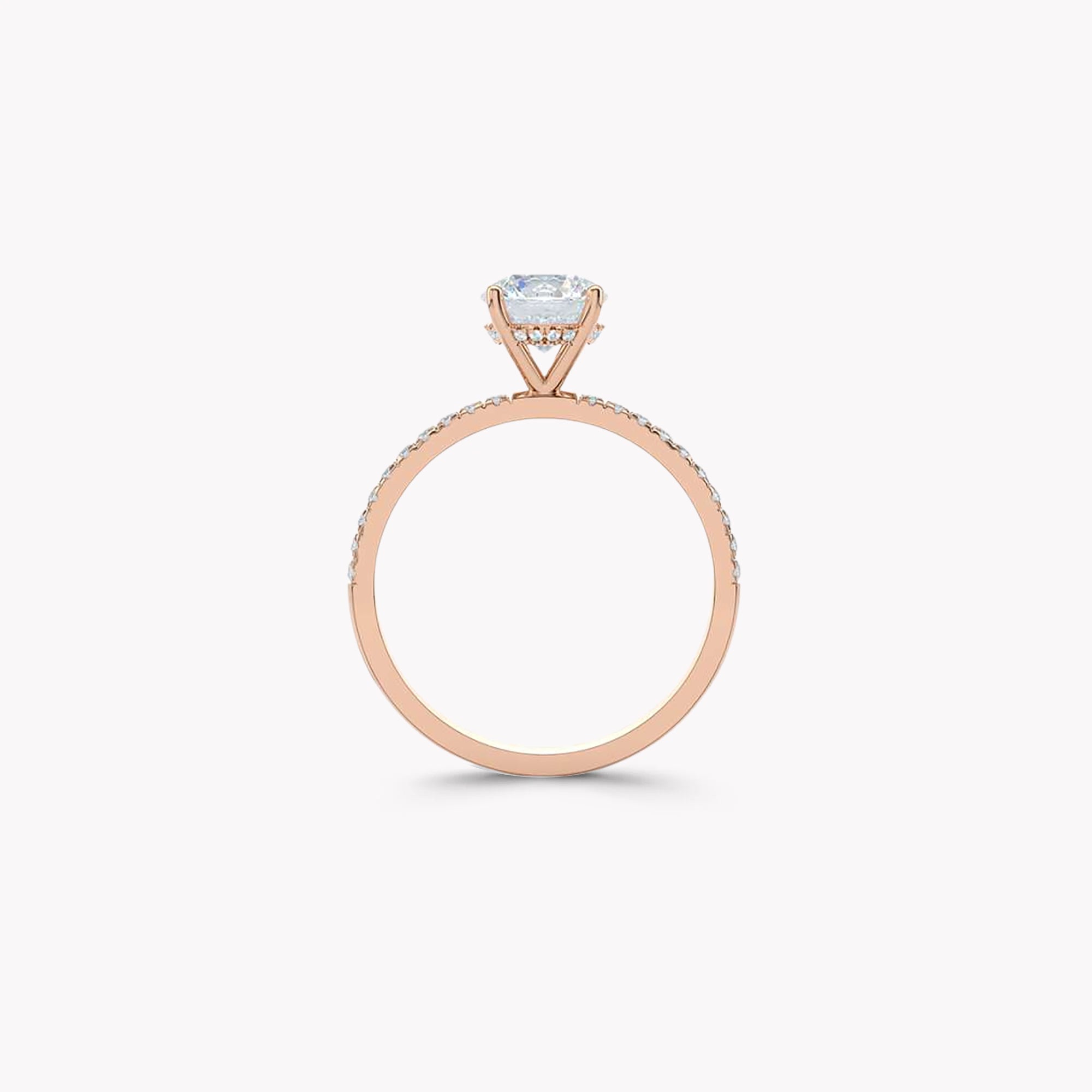 True Round Brilliant Diamond Engagement Ring