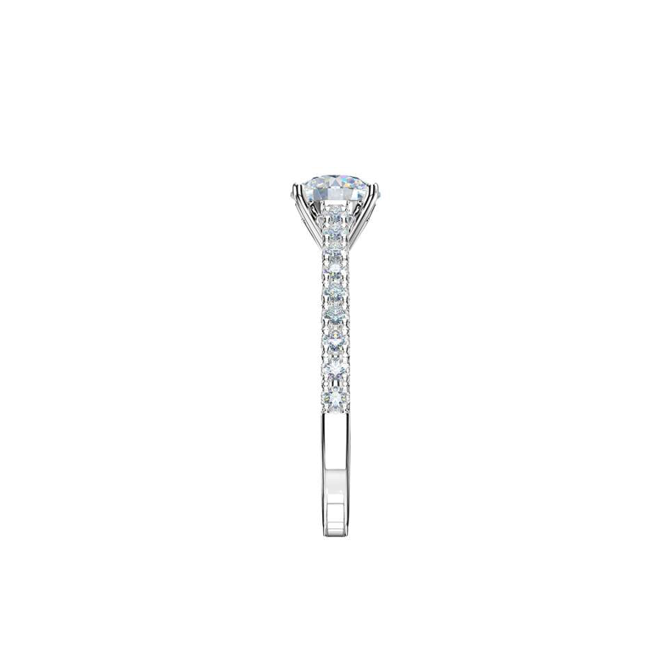 Aurora Round Brilliant Diamond Engagement Ring