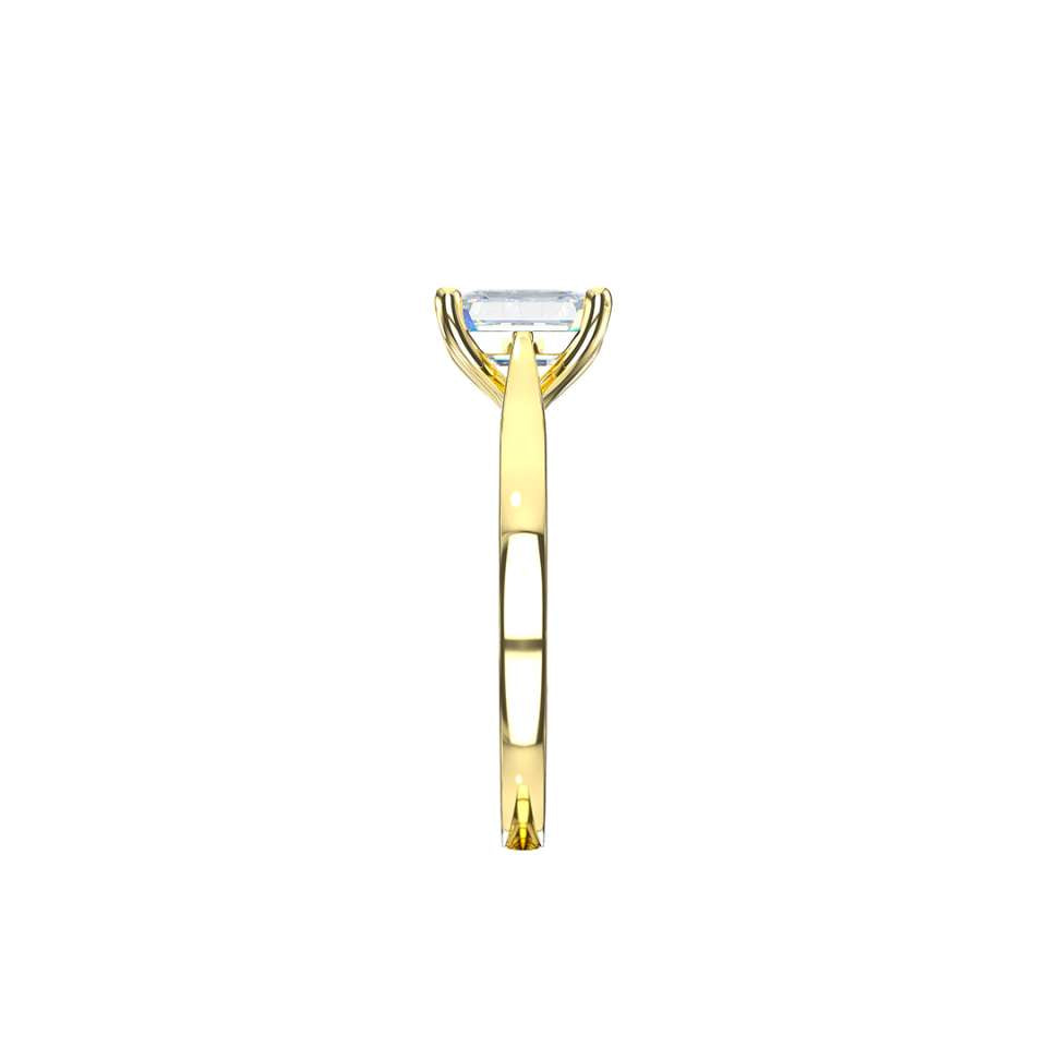 Legacy Emerald Cut Diamond Engagement Ring