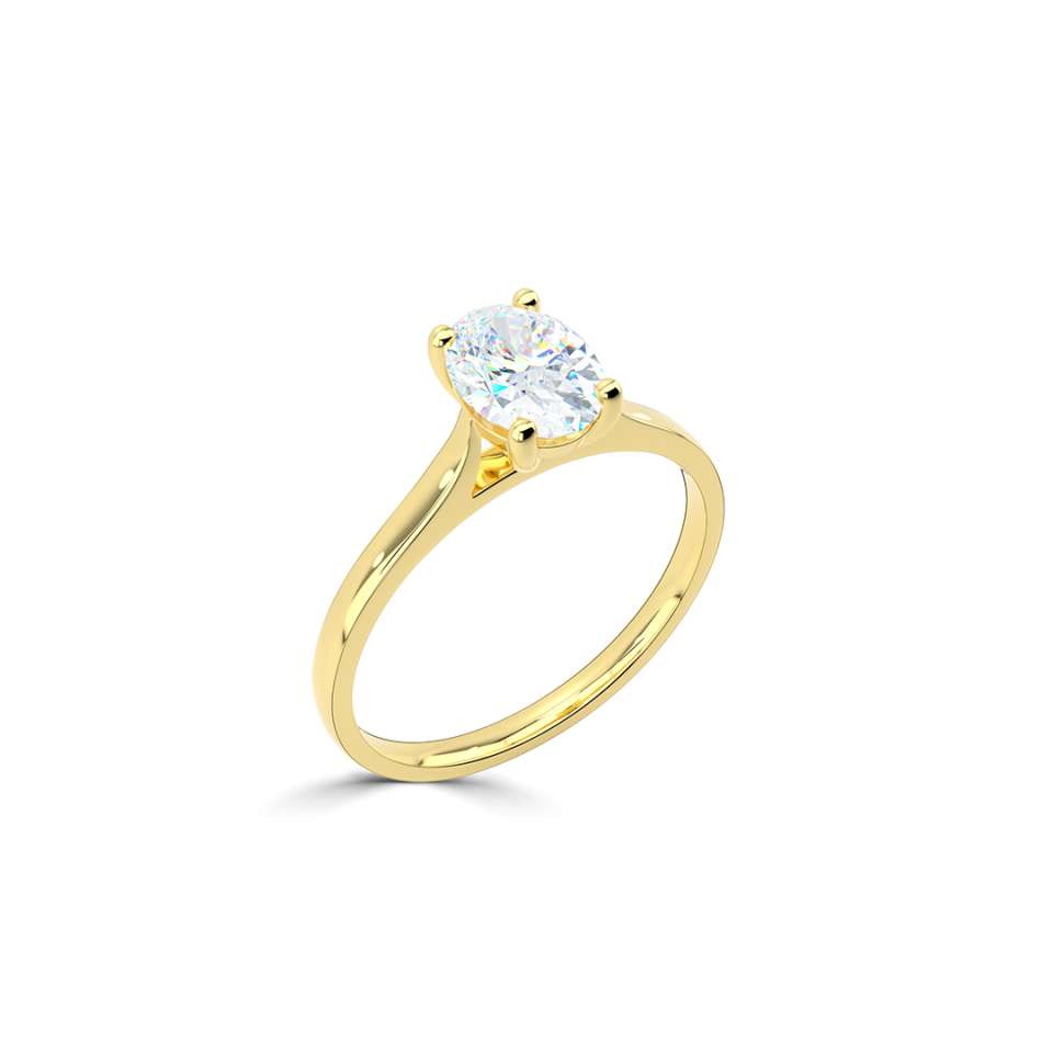 Legacy Oval Diamond Engagement Ring