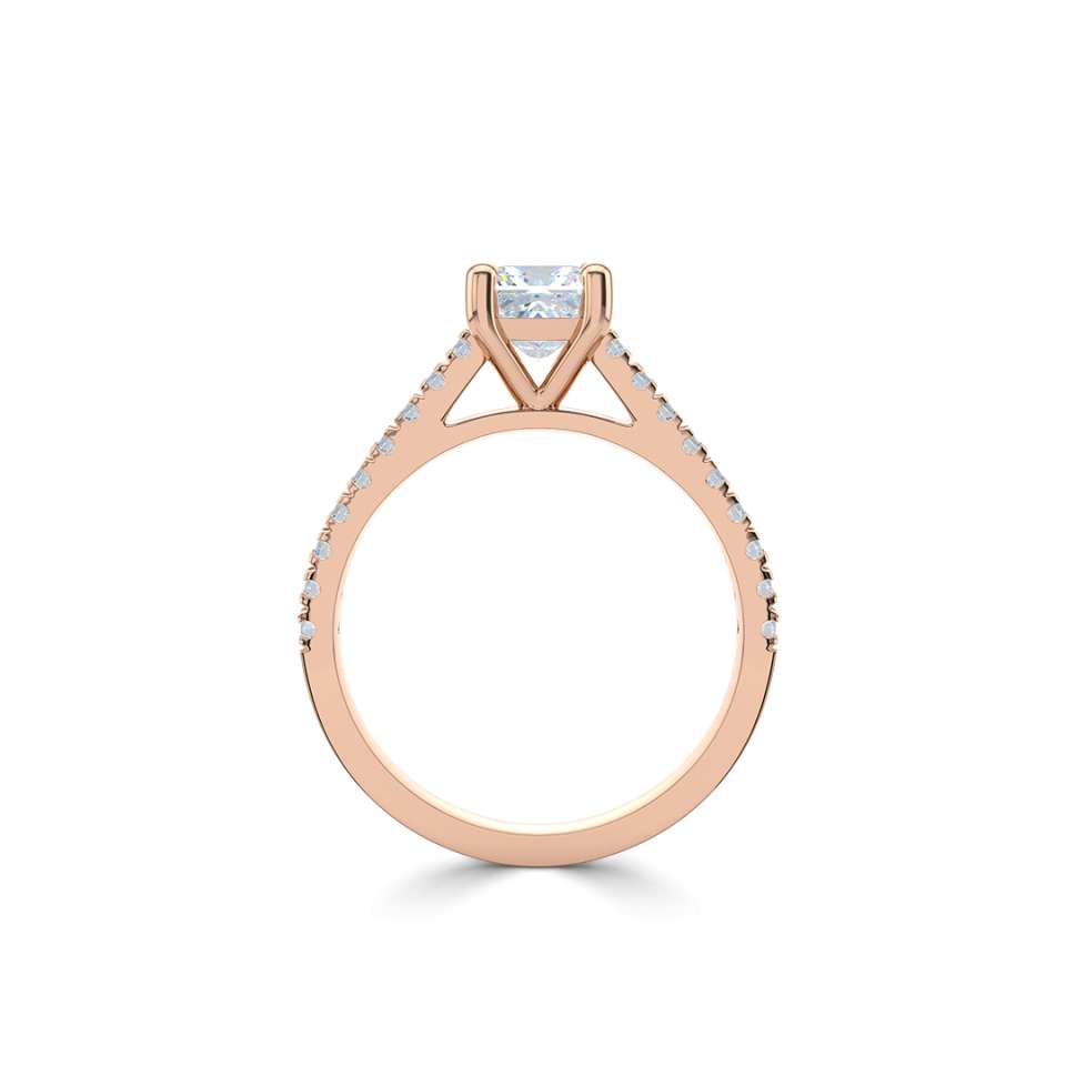 Aurora Princess Cut Diamond Engagement Ring