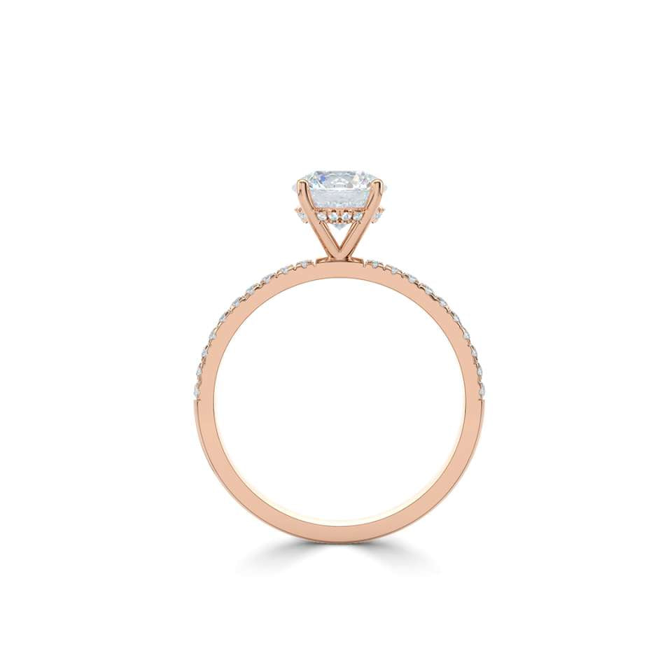 True Round Brilliant Diamond Engagement Ring