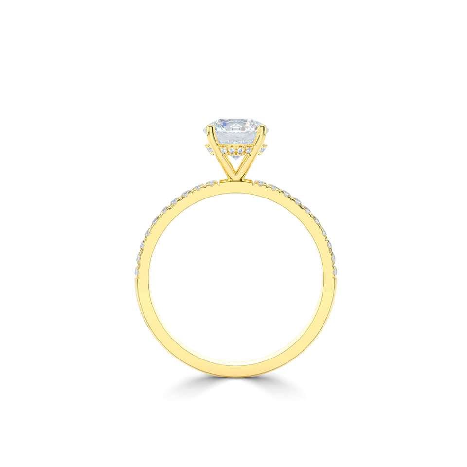 True Round Brilliant Diamond Engagement Ring