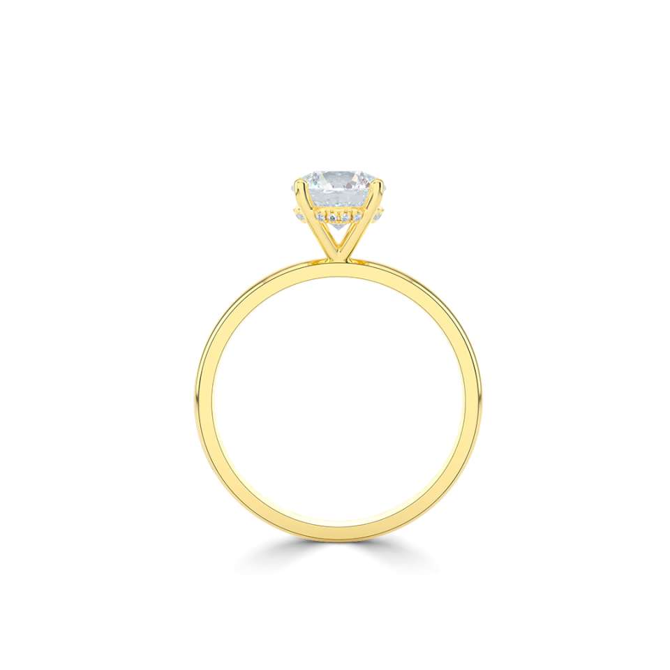 True Round Brilliant Diamond Engagement Ring