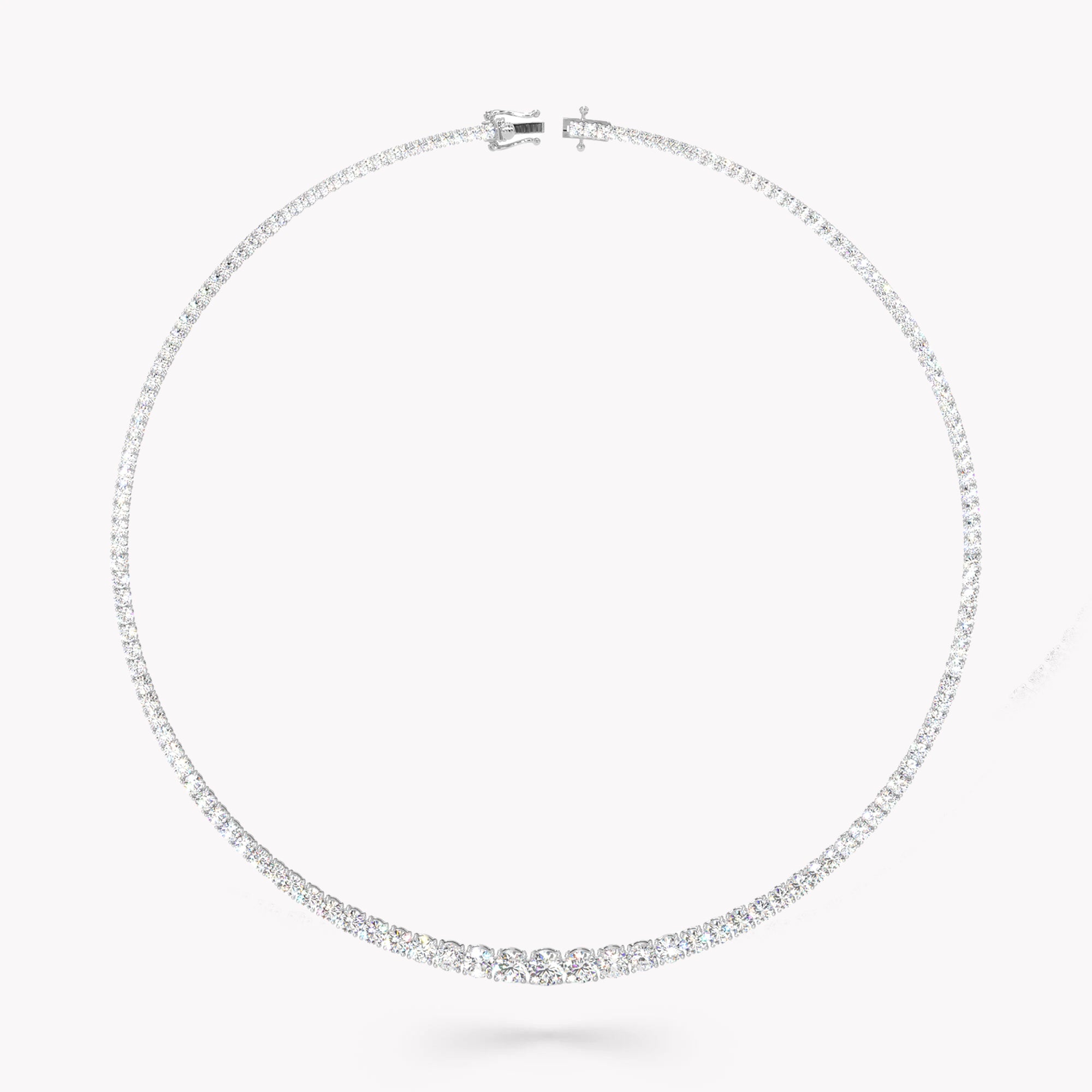Round Diamond Necklace