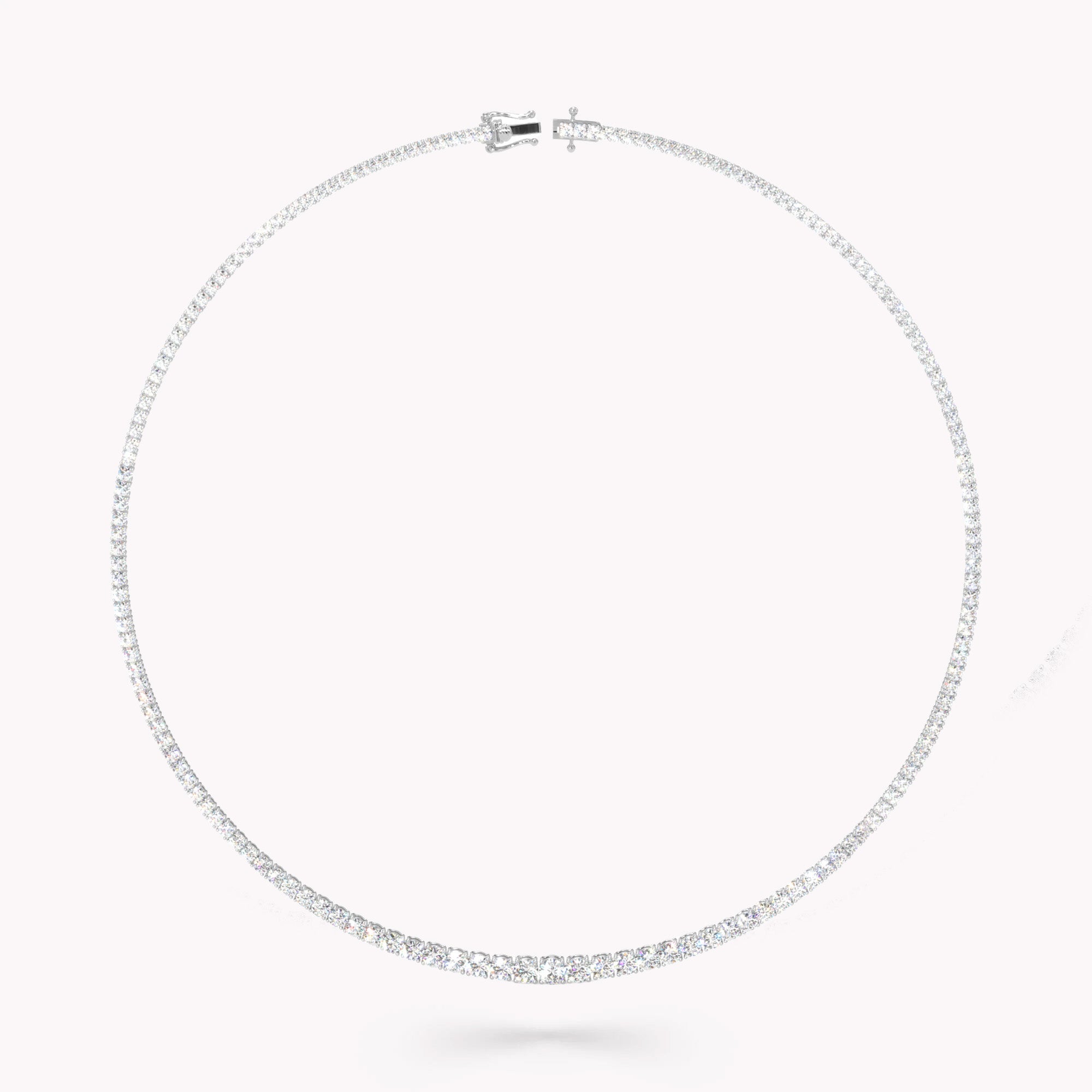 Round Diamond Necklace