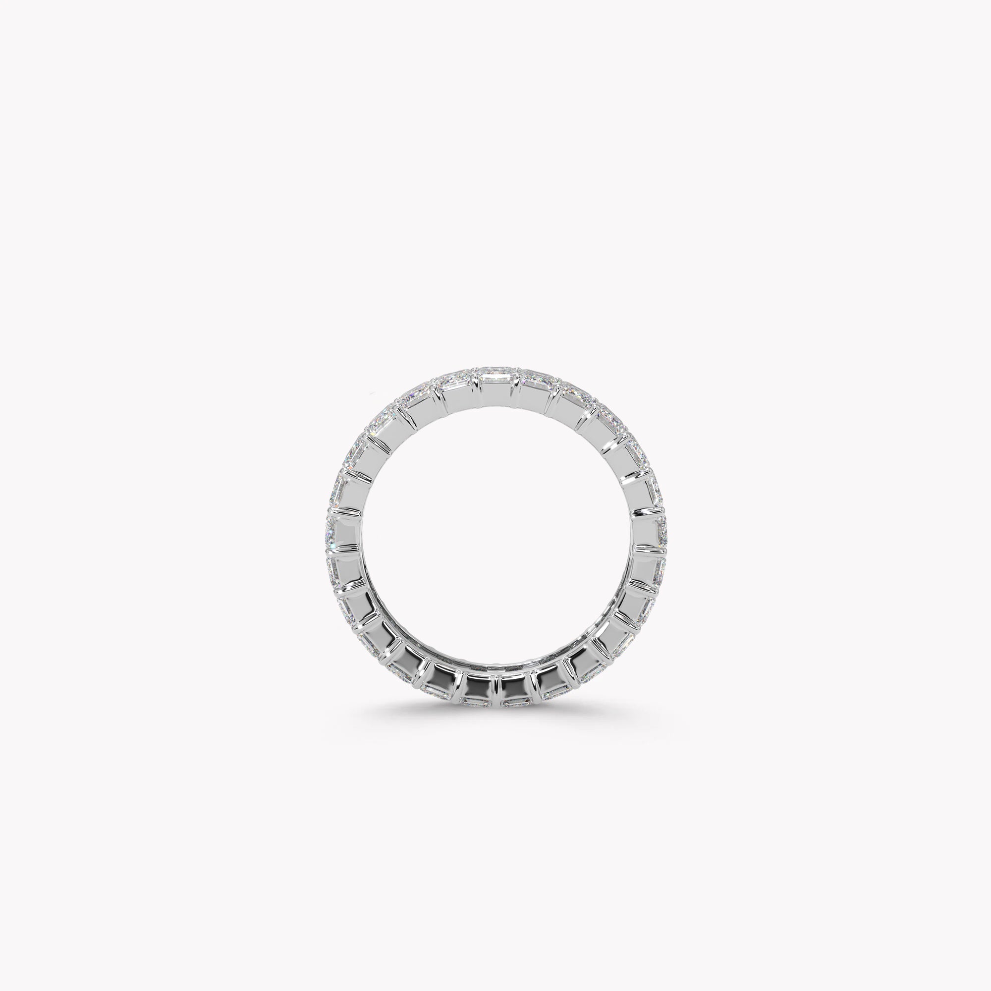 Emerald Cut Diamond Eternity Band