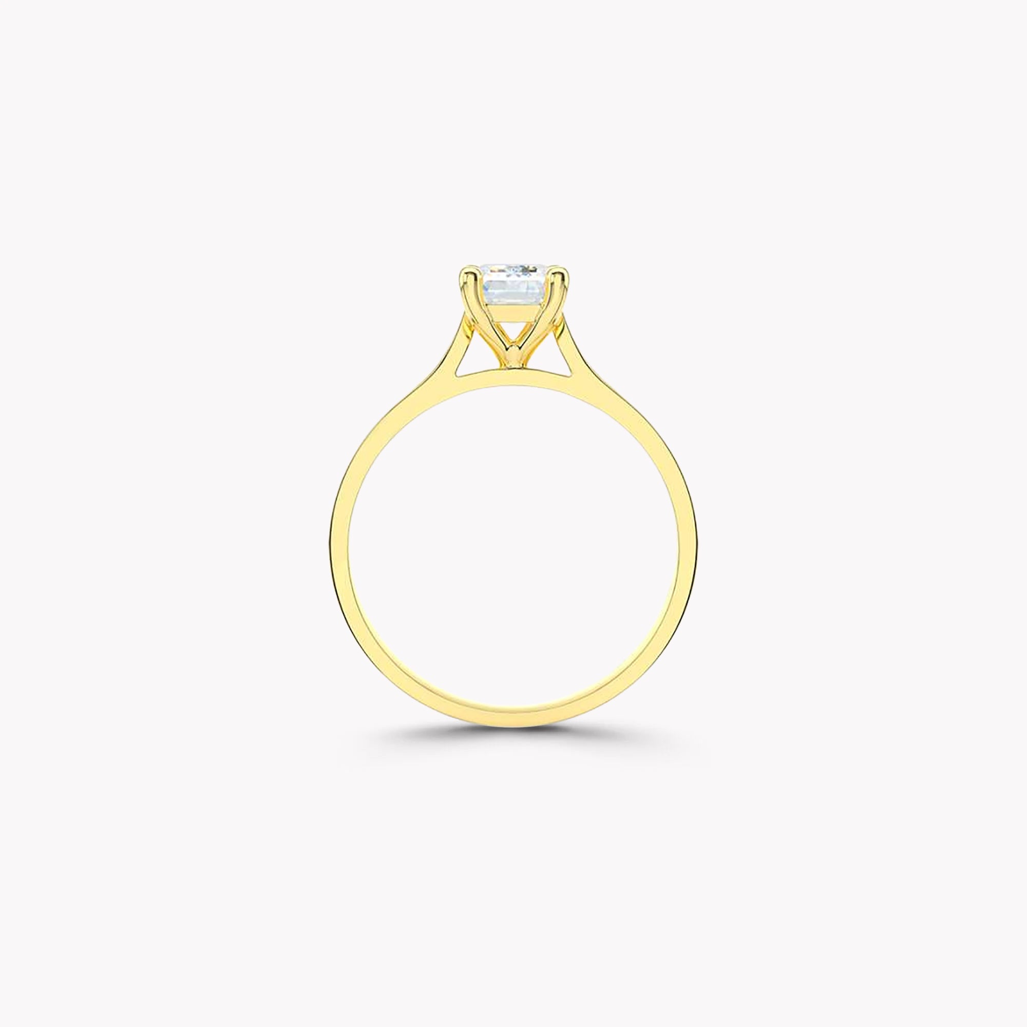 Legacy Emerald Cut Diamond Engagement Ring