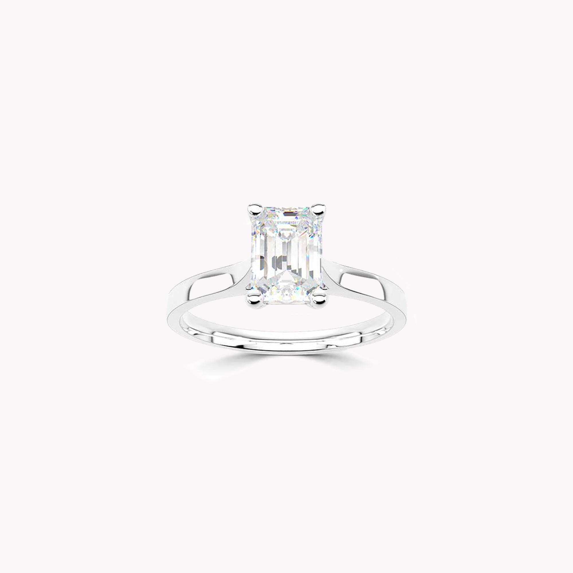 Legacy Emerald Cut Diamond Engagement Ring