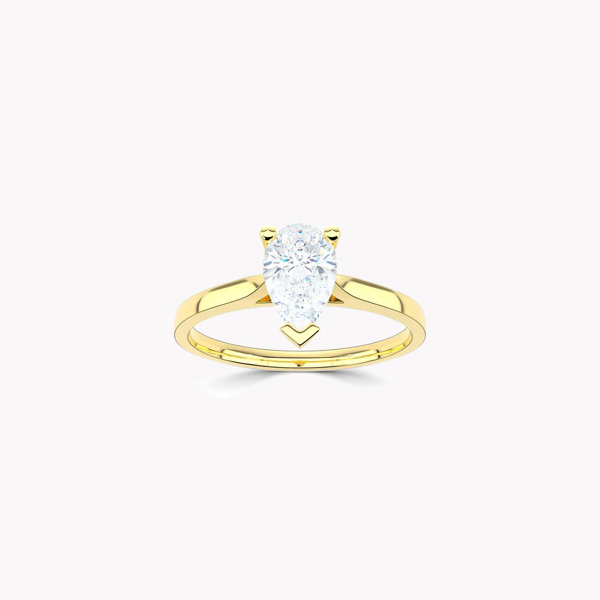Legacy Pear Shape Diamond Engagement Ring