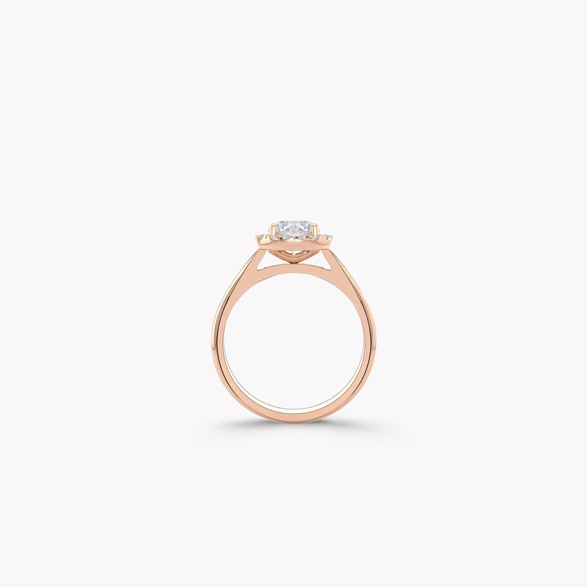 Luminara Round Brilliant Diamond Engagement Ring