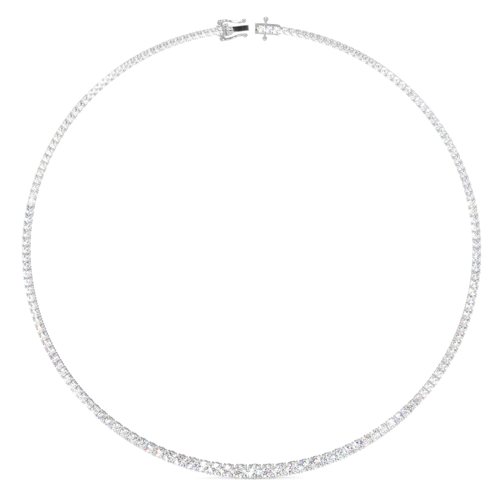 Round Diamond Necklace