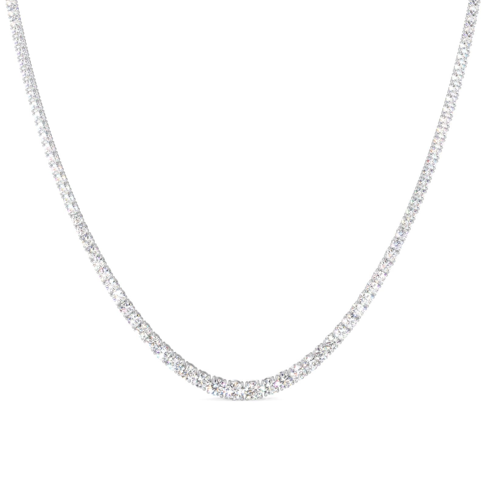 Round Diamond Necklace