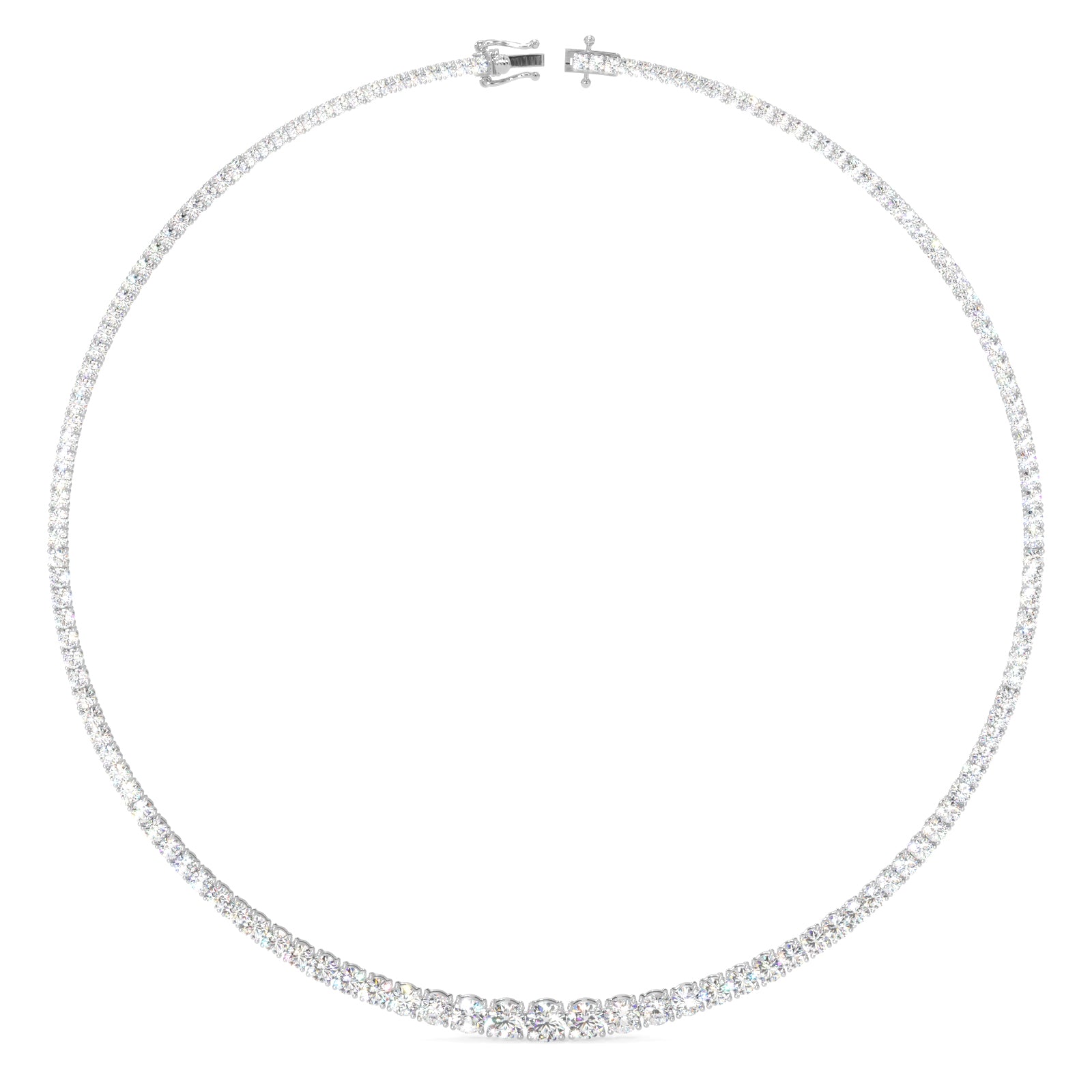 Round Diamond Necklace