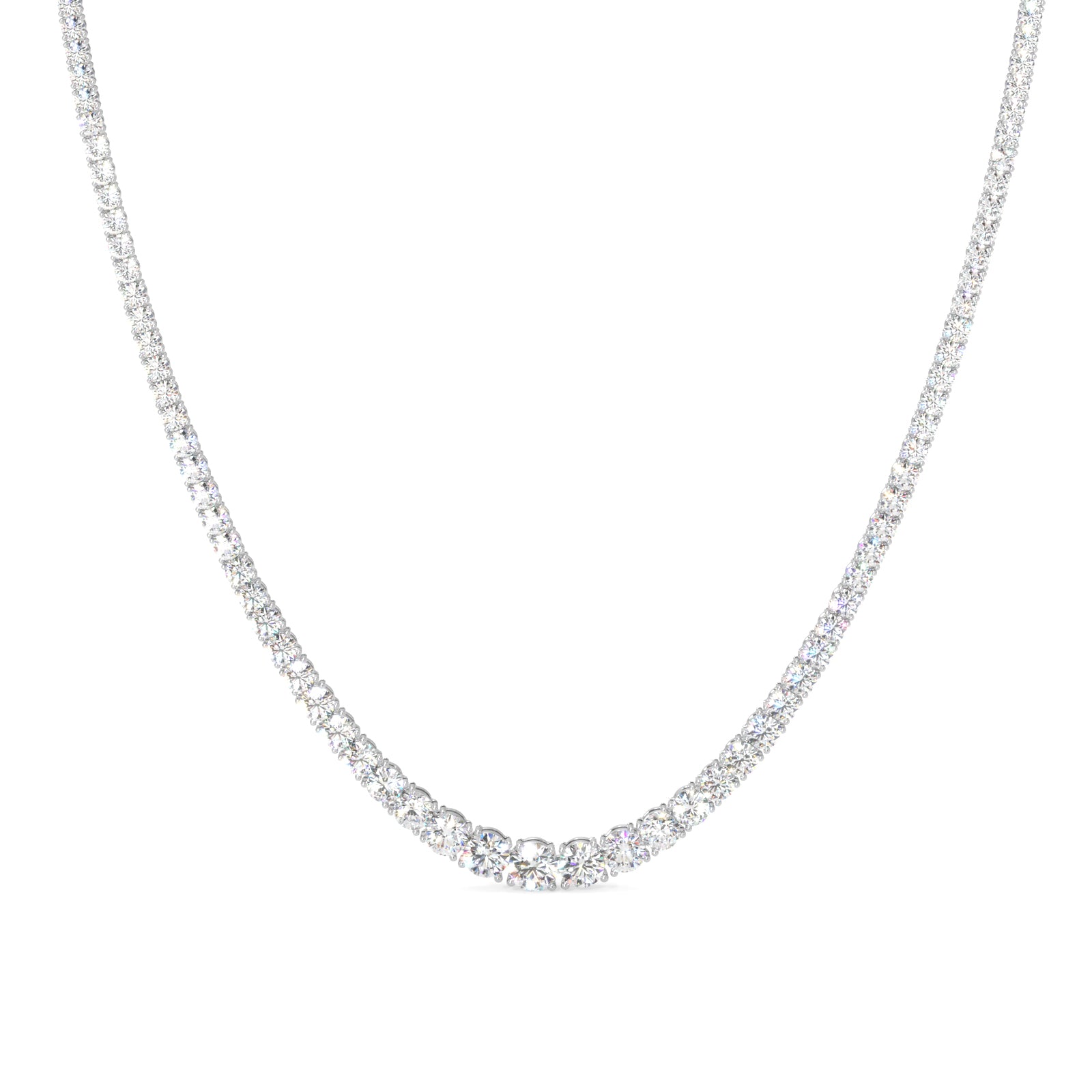 Round Diamond Necklace