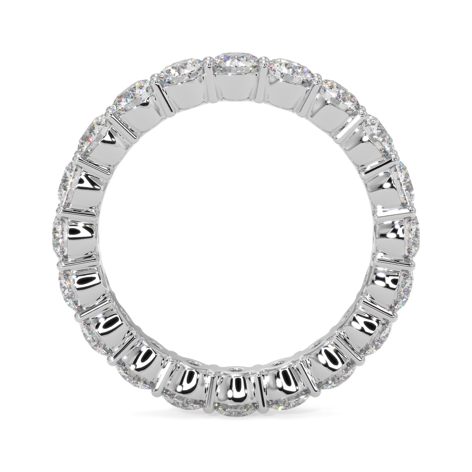 Round Diamond Eternity Band
