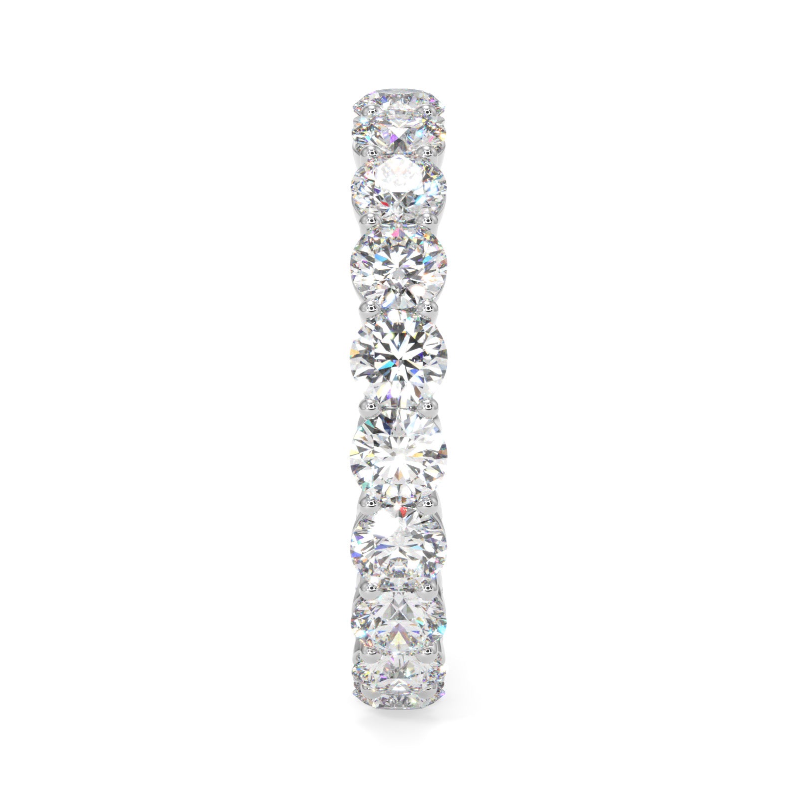 Round Diamond Eternity Band