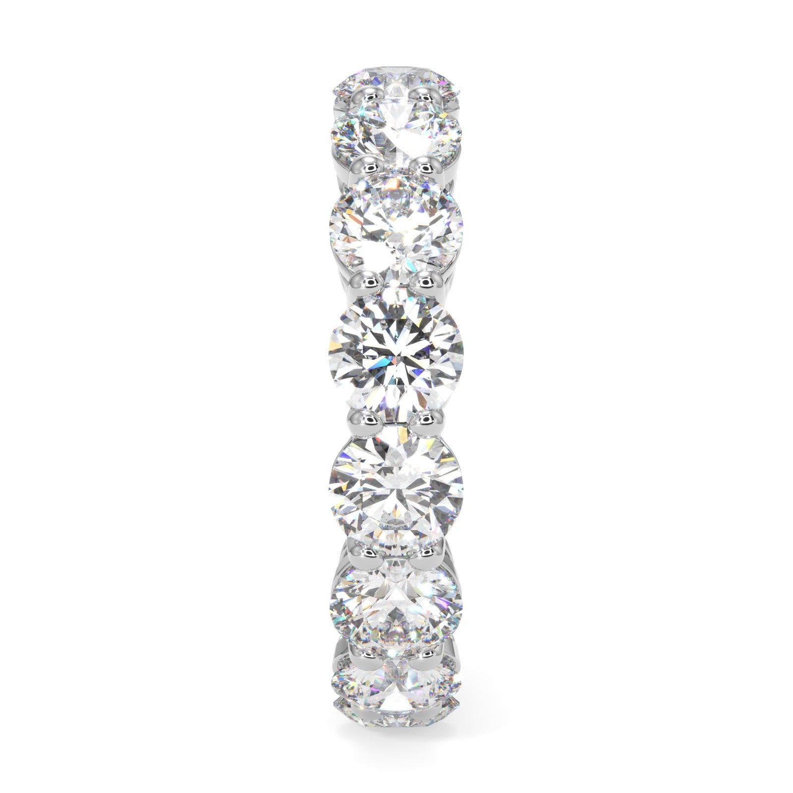 Round Diamond Eternity Band