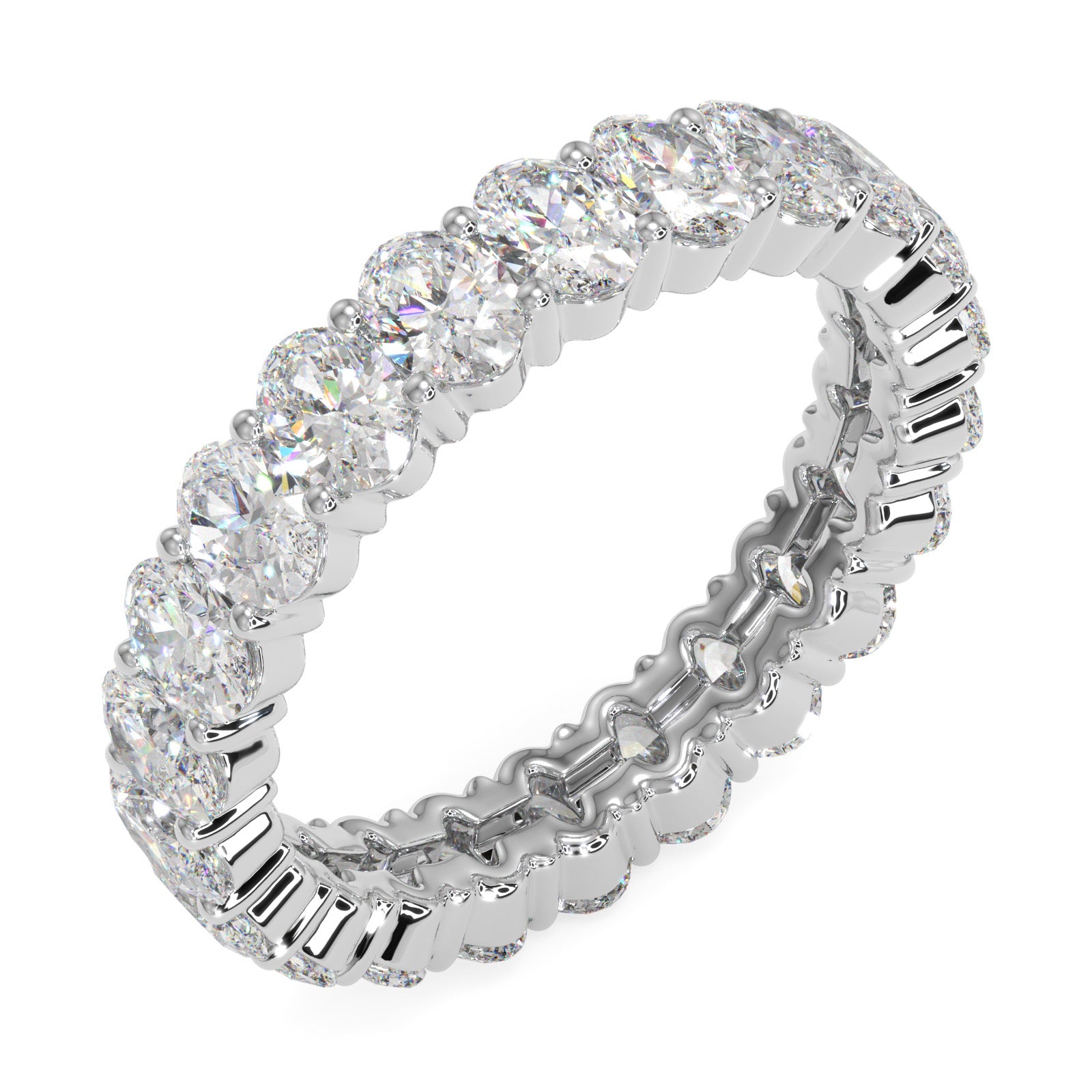 Oval Diamond Full Eternity Band