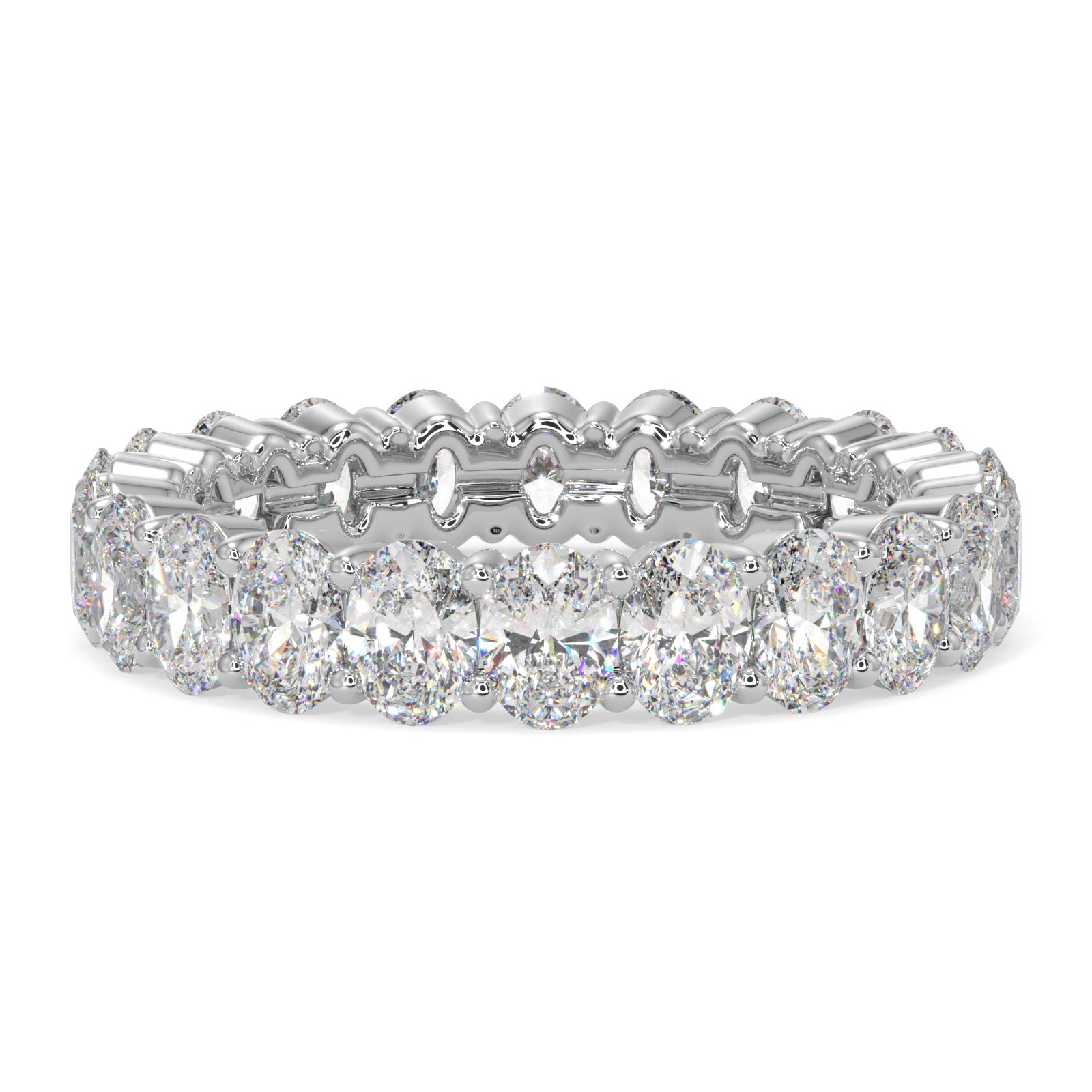 Oval Diamond Full Eternity Band