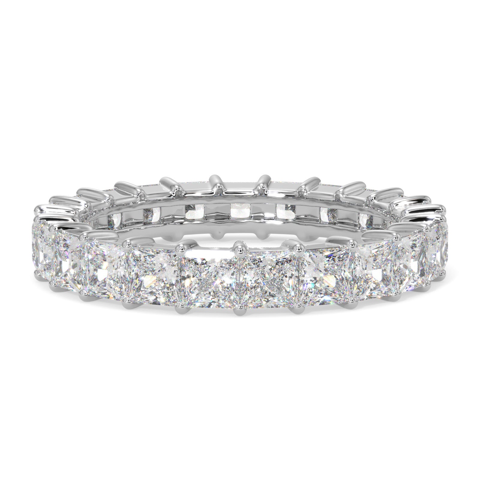 Princess Cut Diamond Eternity Band