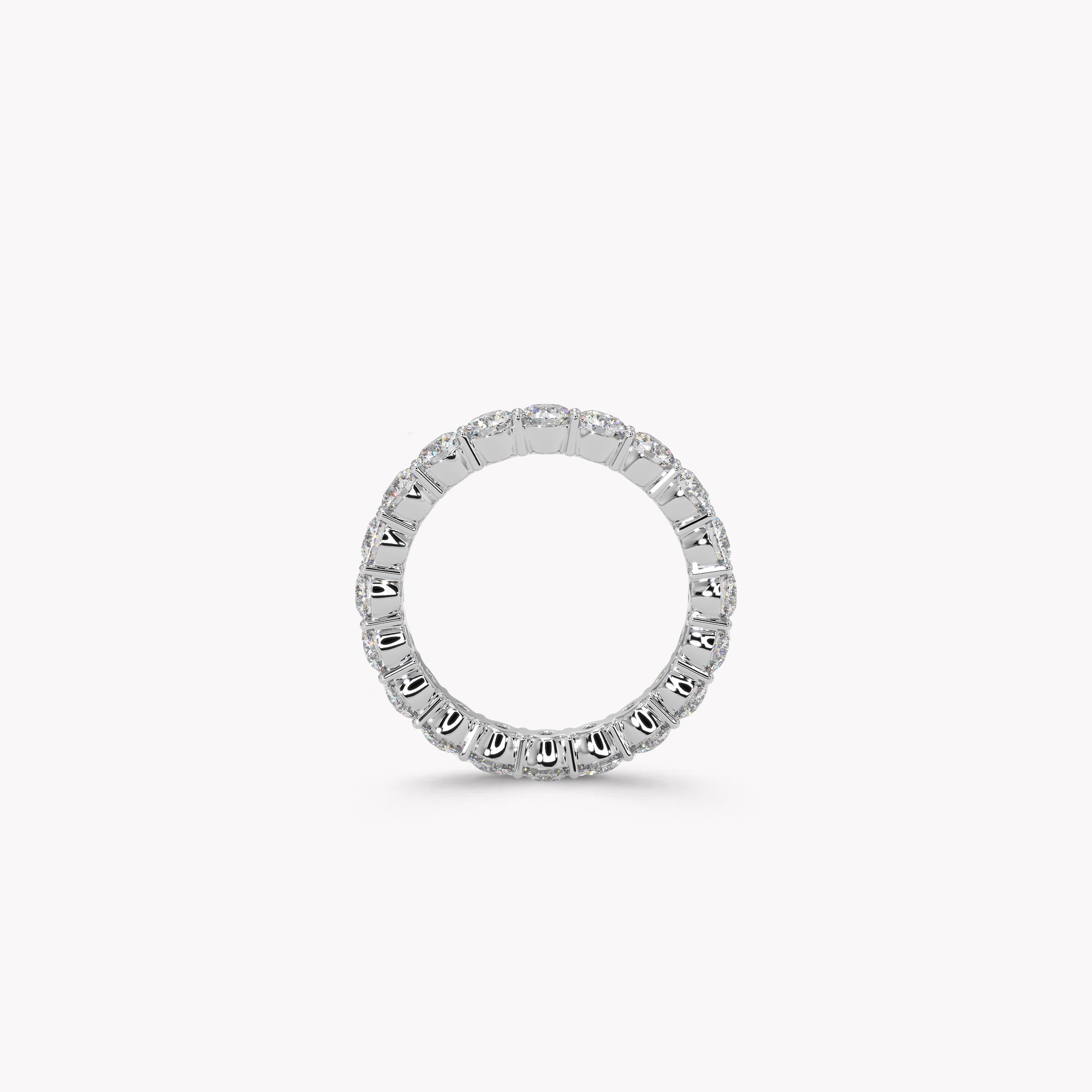 Round Diamond Eternity Band