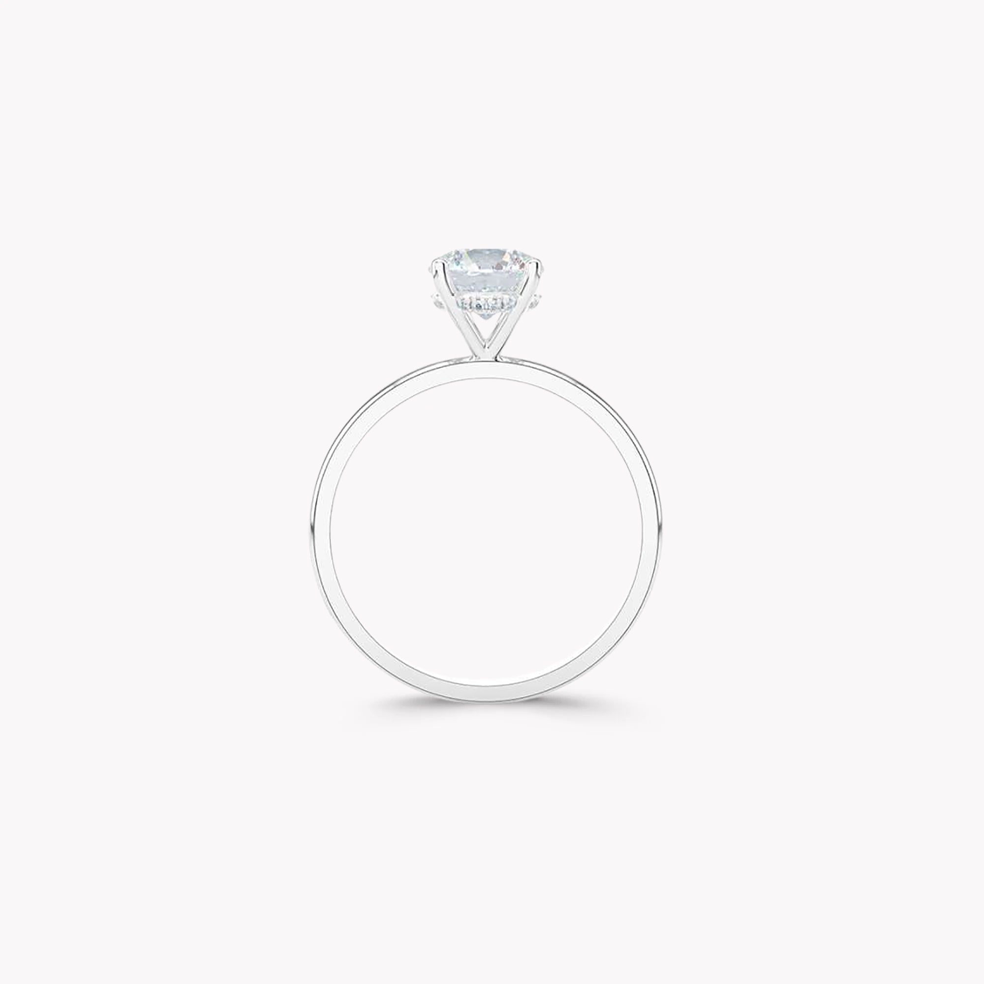 True Round Brilliant Diamond Engagement Ring