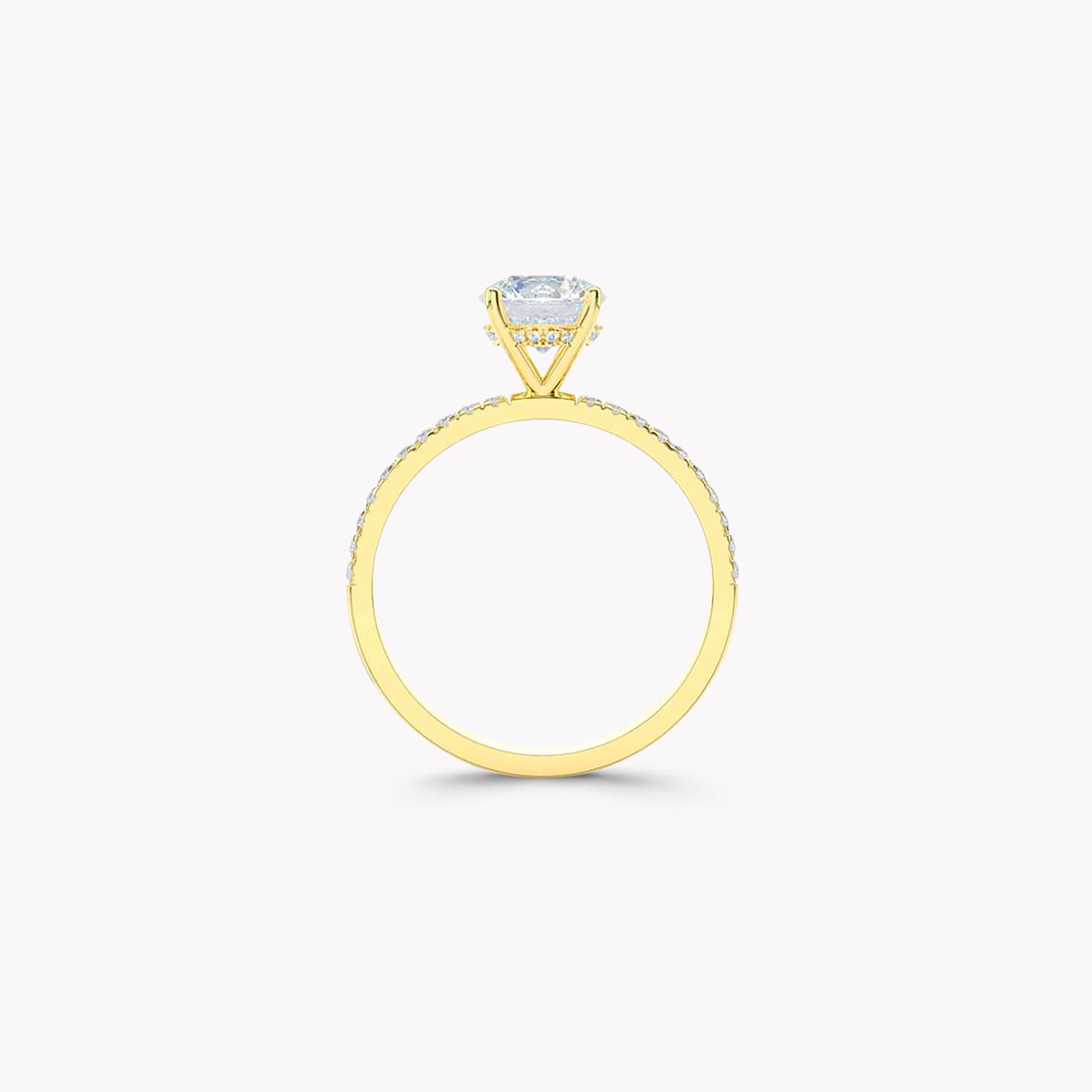 True Round Brilliant Diamond Engagement Ring