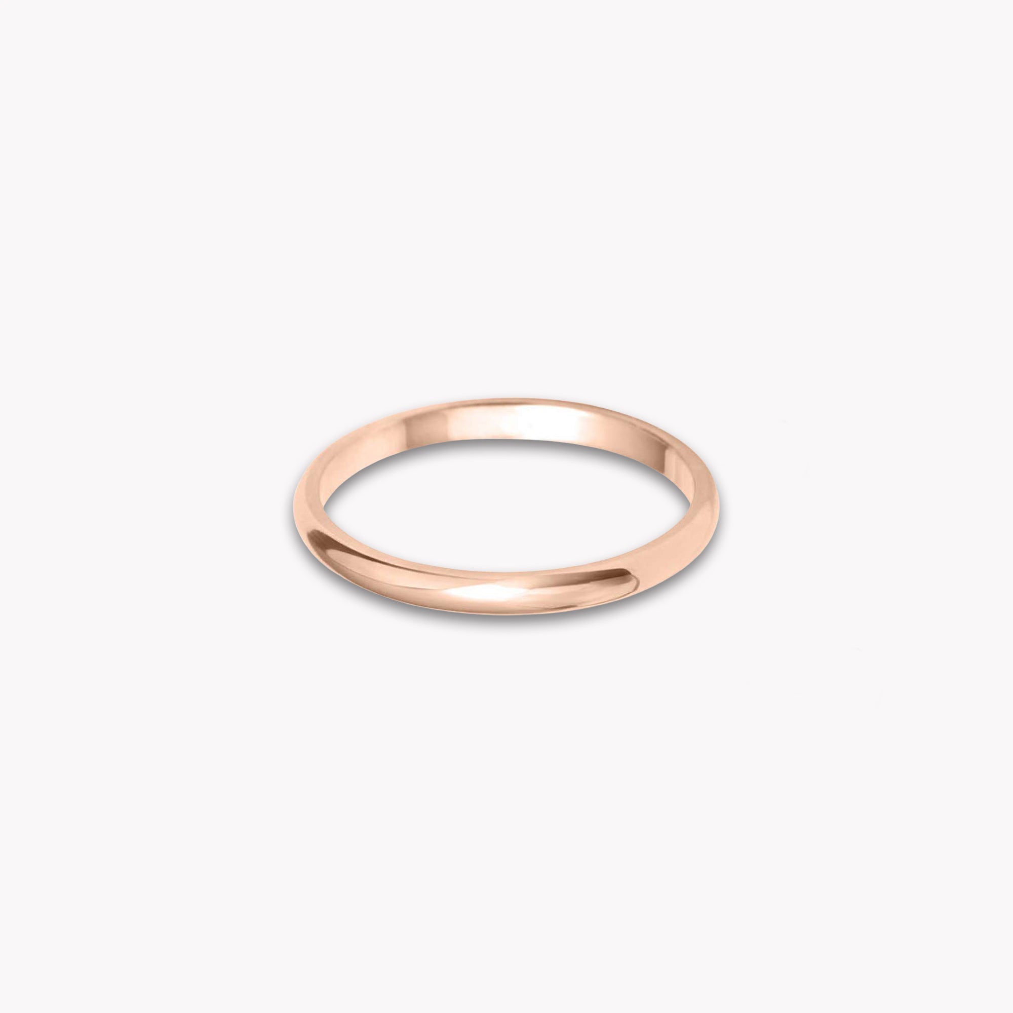 D Shape Wedding Ring