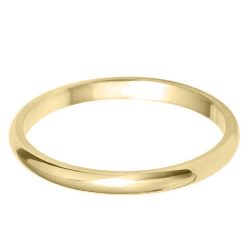 D Shape Wedding Ring