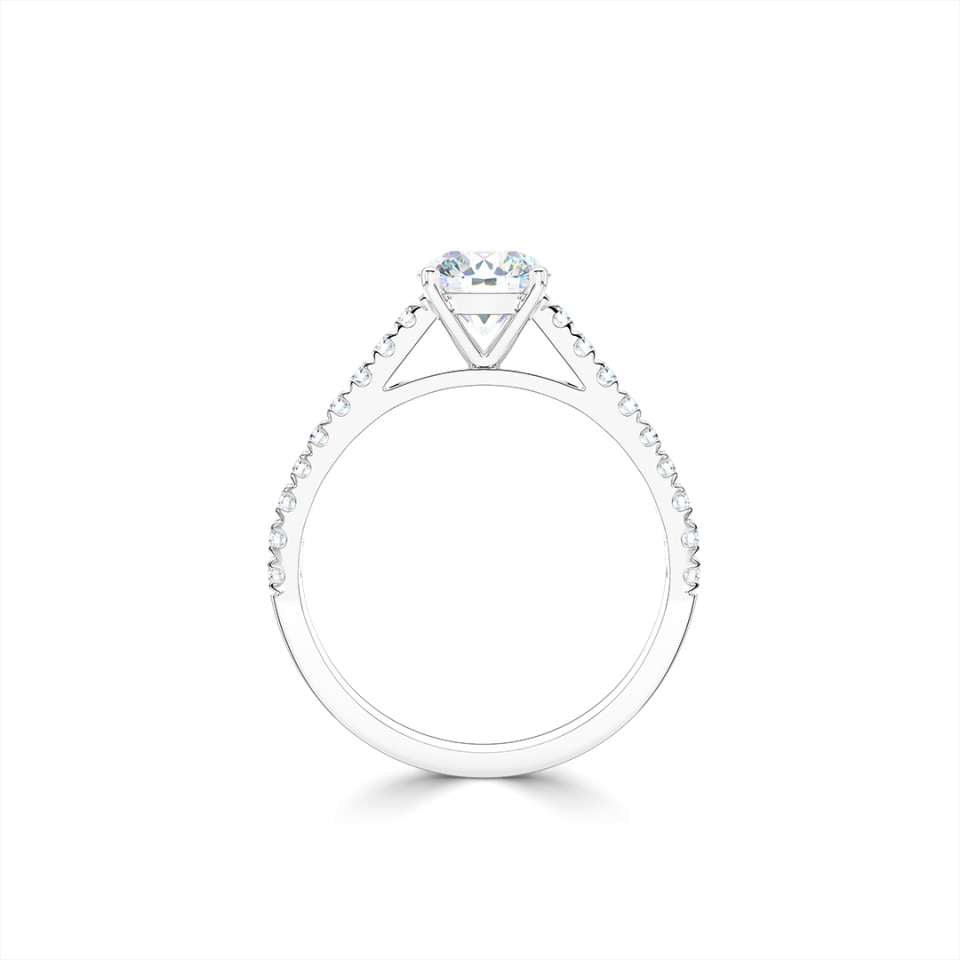 Aurora Round Brilliant Diamond Engagement Ring