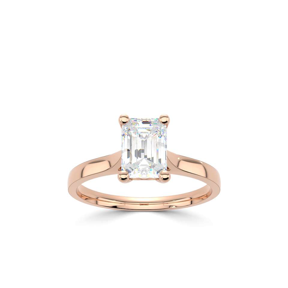 Legacy Emerald Cut Diamond Engagement Ring