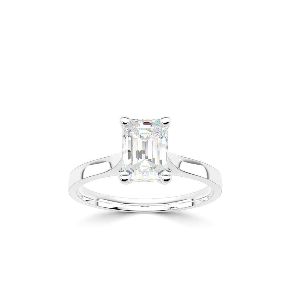 Legacy Emerald Cut Diamond Engagement Ring